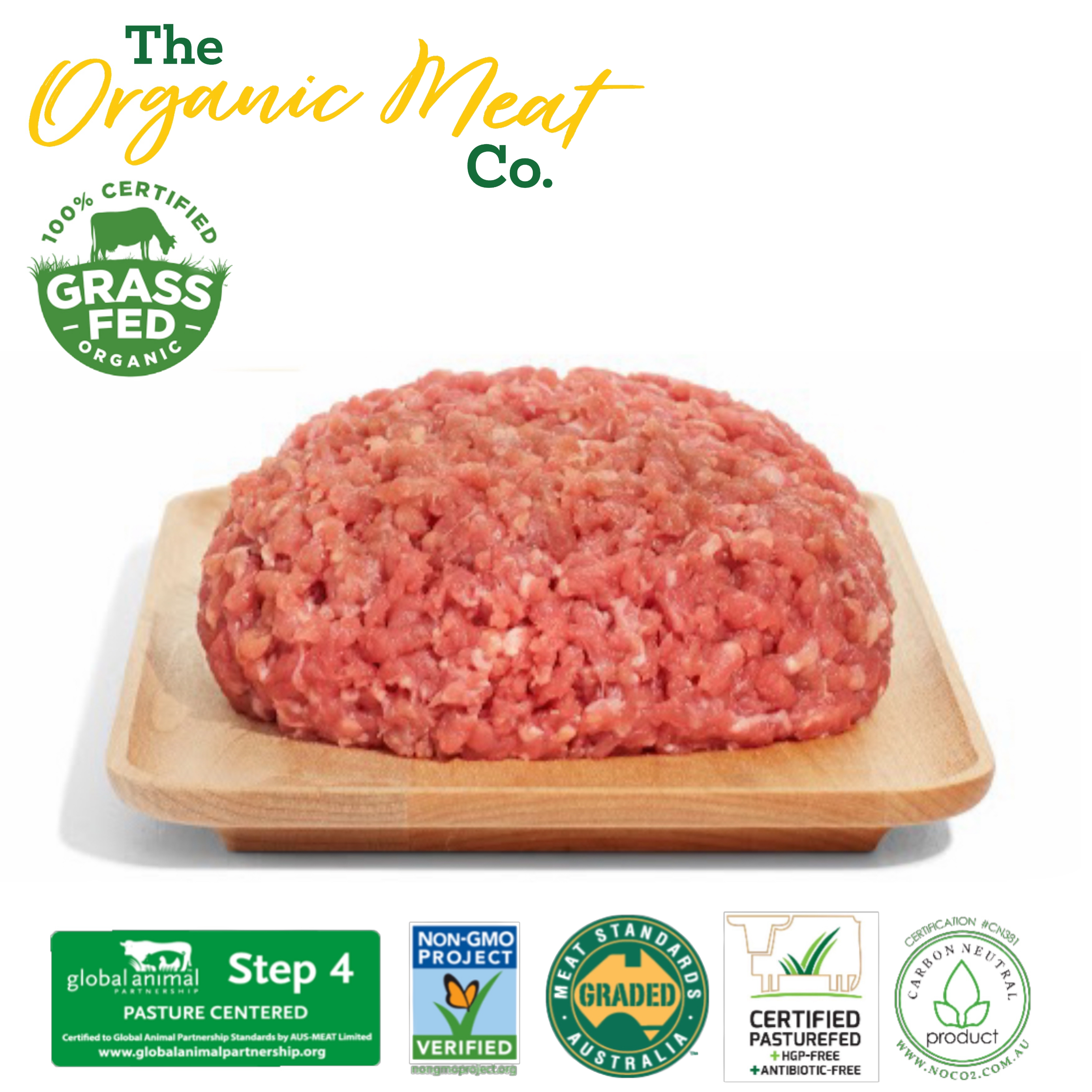 ❄️澳洲 有機全草飼免治牛肉  Australia 100% Organic Grass-fed Minced Beef