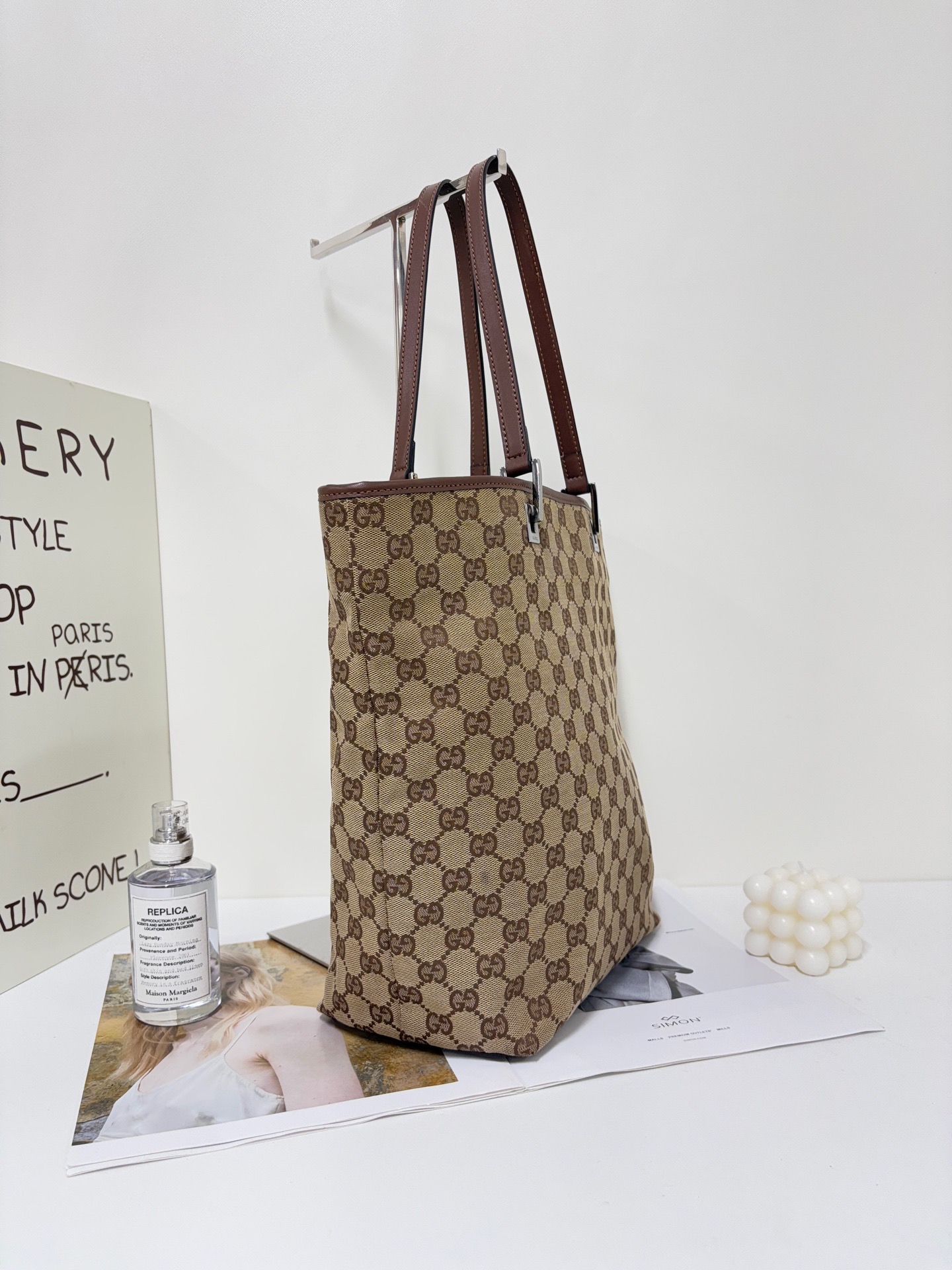 【預訂貨品】Gucci老花帆布tote bag