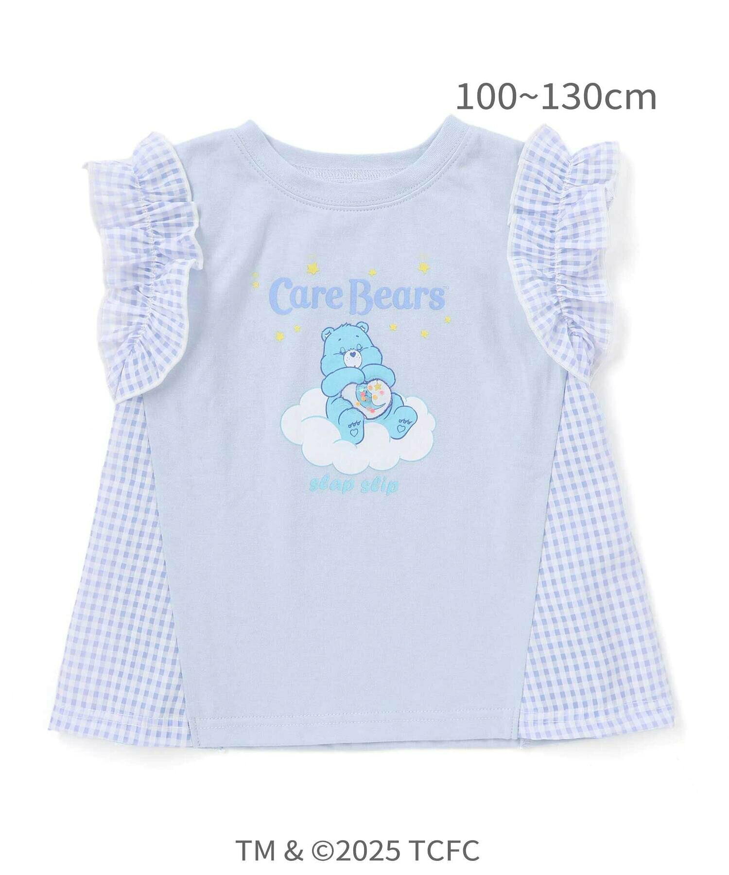 🆕【⭐訂購⭐】 🇯🇵日本直送🌀#CareBears 拼接布料 荷葉袖 tee［4款選］🌀 [ELFA-0011][260702]