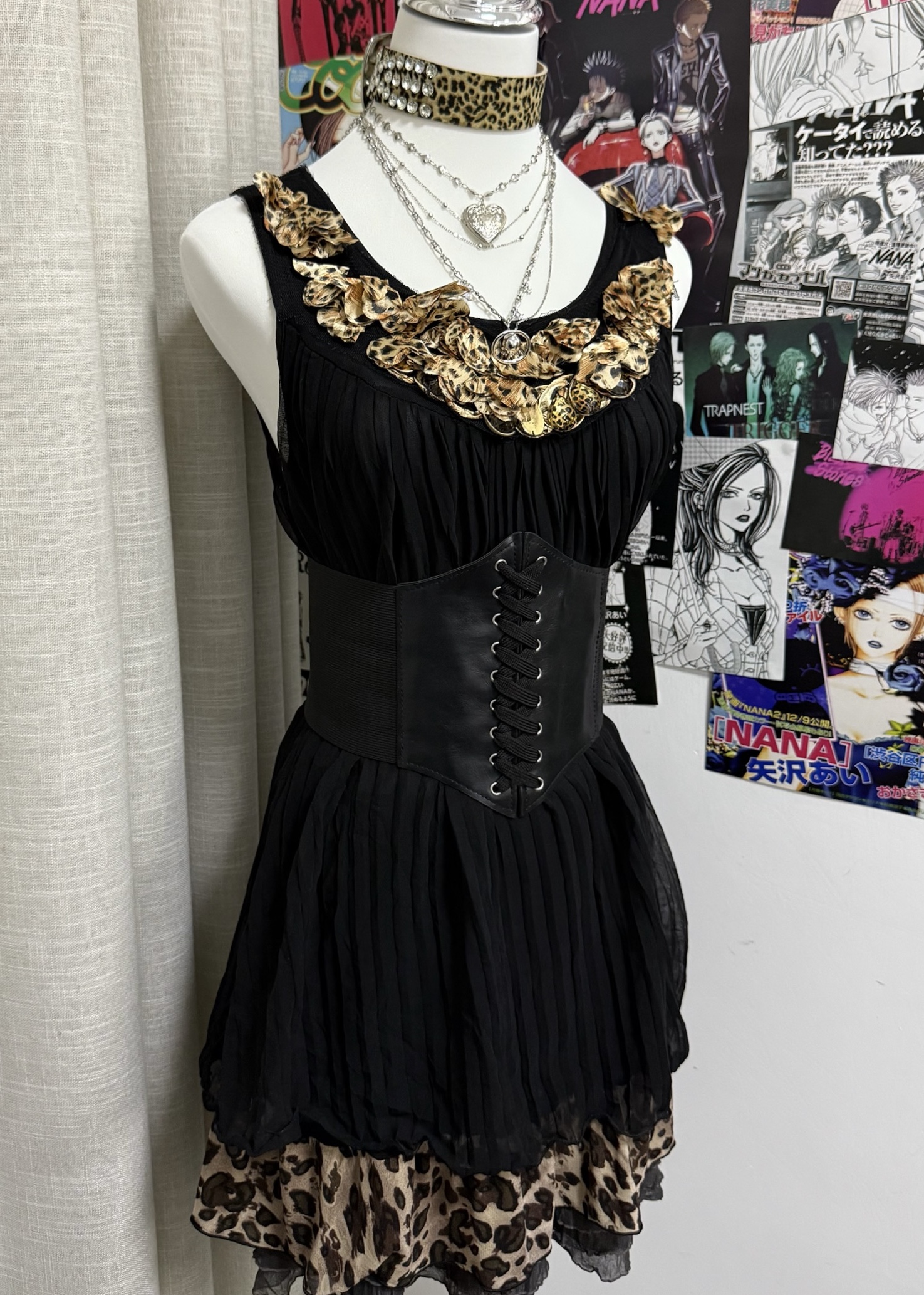 Tsuyome Gyaru Leopard Top/Dress