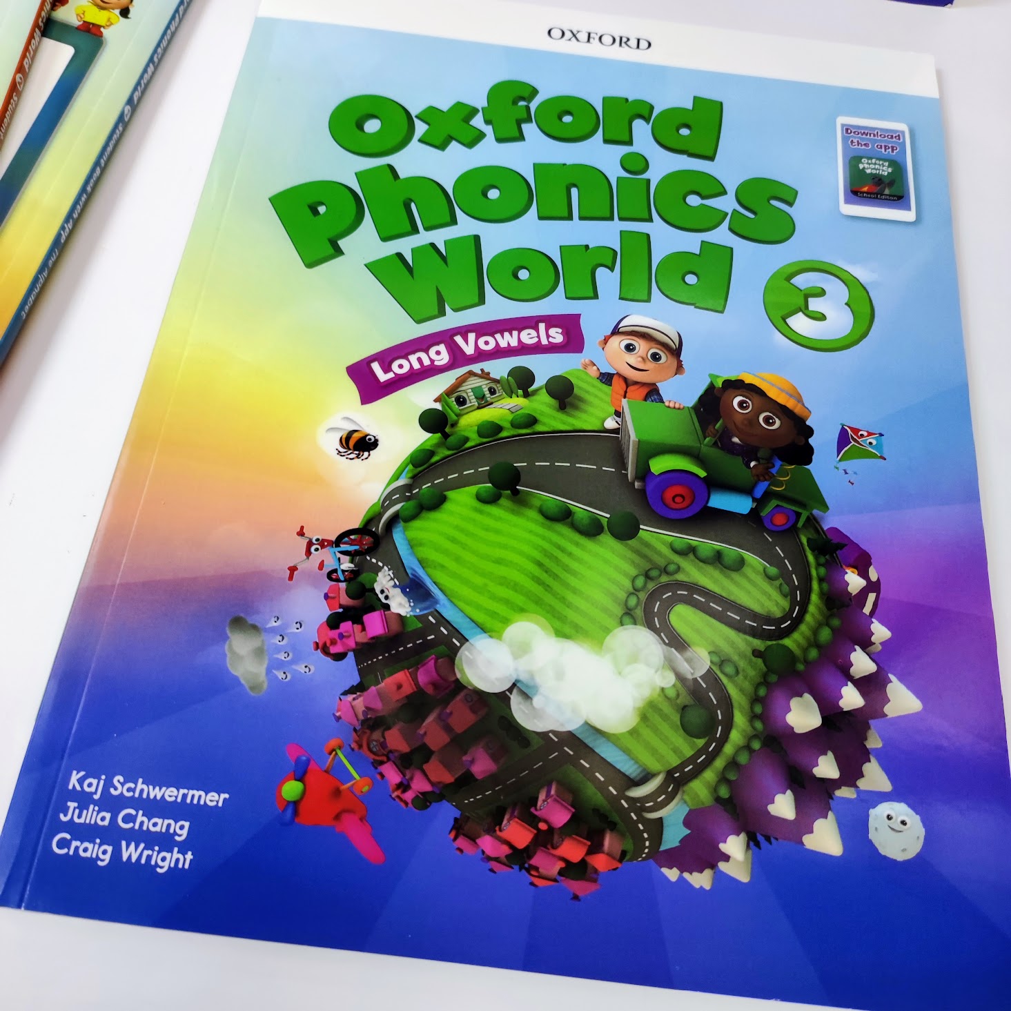 點讀Oxford Phonics World (Level 1-5) 牛津練習本一套10本 自然拼讀phonics字母發音教材  C26