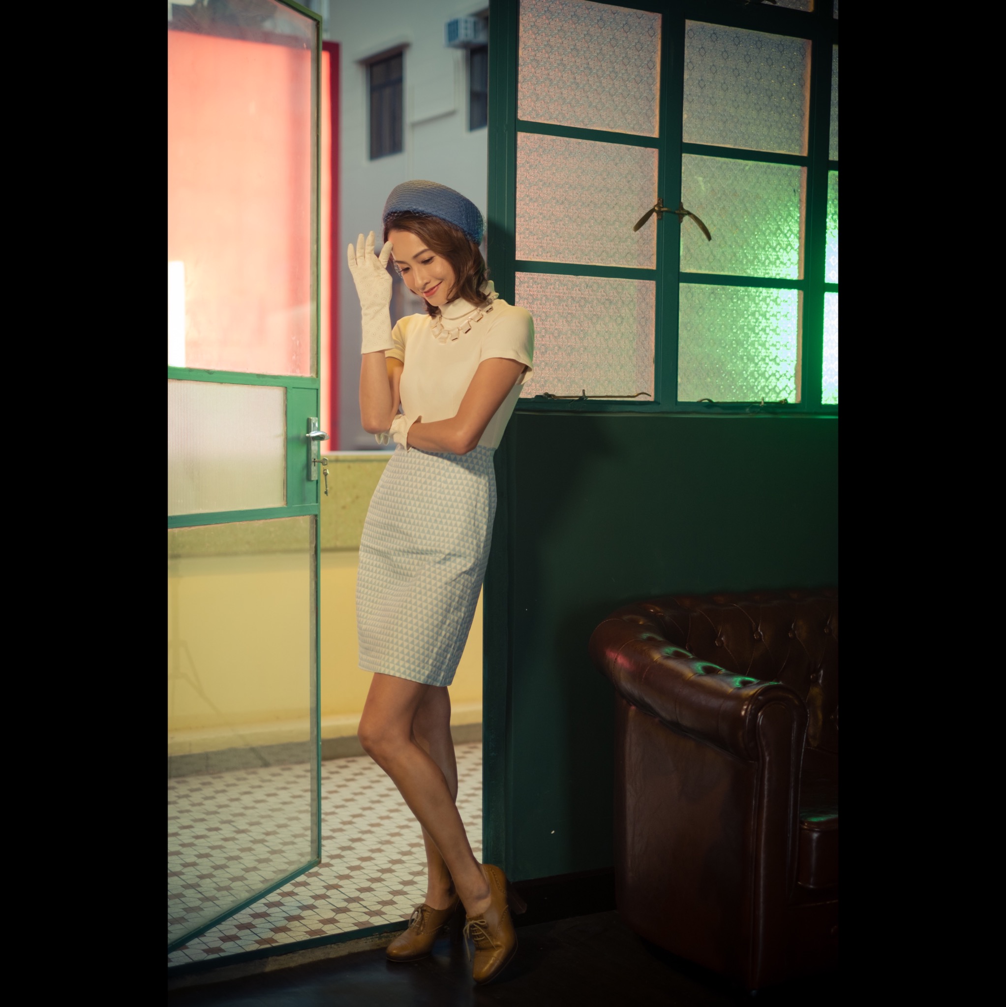 (Ready/Custom-Made)1960s Swinging London Inspired- Susan Dress (FM140)