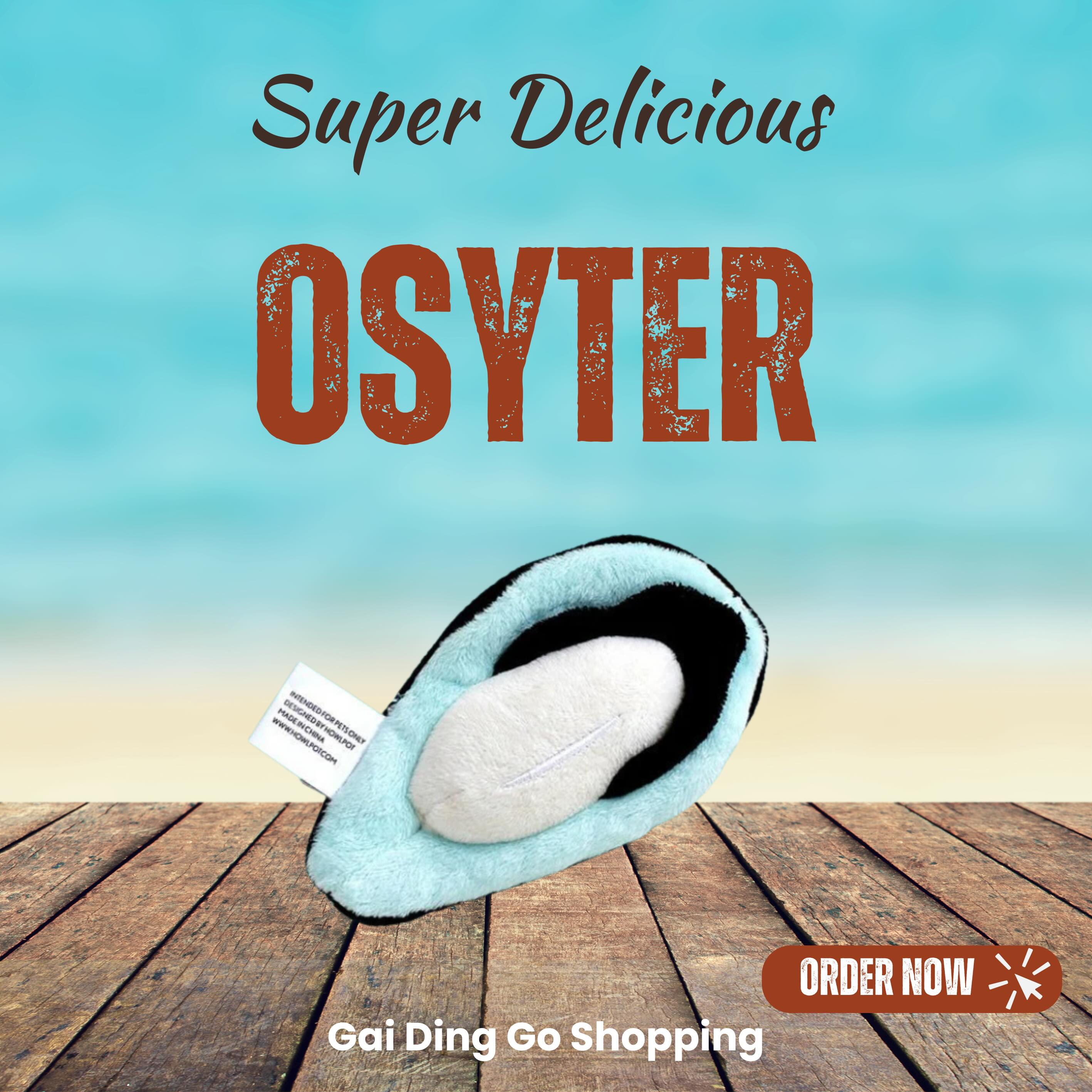 🌊生蠔玩具🦪✨🌊 Oyster Squeaky Chew🦪✨🌊 超美味生蠔寵物玩具玩法來啦！ 🦪✨呢隻黑白色、軟綿綿嘅生蠔，殼身Q彈又有層次感，咬落去仲會發出隱藏式吱吱聲！簡直係海鮮控毛孩🐵🐱嘅夢幻零食玩具～ 放在白色小籃入面超有海邊feel！🔸 生蠔發出SaSa聲，激發毛孩🐱🐶進行  咀嚼遊戲🔸超生動有趣玩法： ❣️生蠔大逃亡：拎住生蠔喺地上快速拖行或  者輕輕拋高，毛孩🐱🐶會即刻狂奔追  捕！ 😂超級解壓又運動！ ❣️生蠔挖寶藏：將生蠔藏喺毛巾、被子或者  玩具入面，毛孩🐱🐶要用鼻鼻同爪爪努力  尋找🤭搵到之後會驕傲返嚟你面前「獻  寶」，等你獎勵，完美訓練嗅覺同耐心。🔸Size： 生蠔玩具🦪✨ ：8cm x 14cm 💡 小建議： 清洗方法🧺 ： ❣️ 生蠔玩具🦪✨ 建議建議先放入  洗衣袋才放入洗衣機清洗,及配合  寵物用嘅清潔劑,並風乾  ❣️ 建議在成人監督下玩耍：為確保寵物安  全，請務必在寵物玩耍時全程監督，如  玩具損壞，請立即停止使用，以免寵物  吞食小零件#dog #cat #pet #hk #hongkong petshop onlineshopping petlover 寵物用品 毛孩 禮物 狗 貓 寵物 貓星人 hampers 狗玩具 貓玩具 寵物玩具 狗仔衫 寵物市集 貓狗用品 hkigshop igshop hkig gaidinggoshopping hkpetshop  present