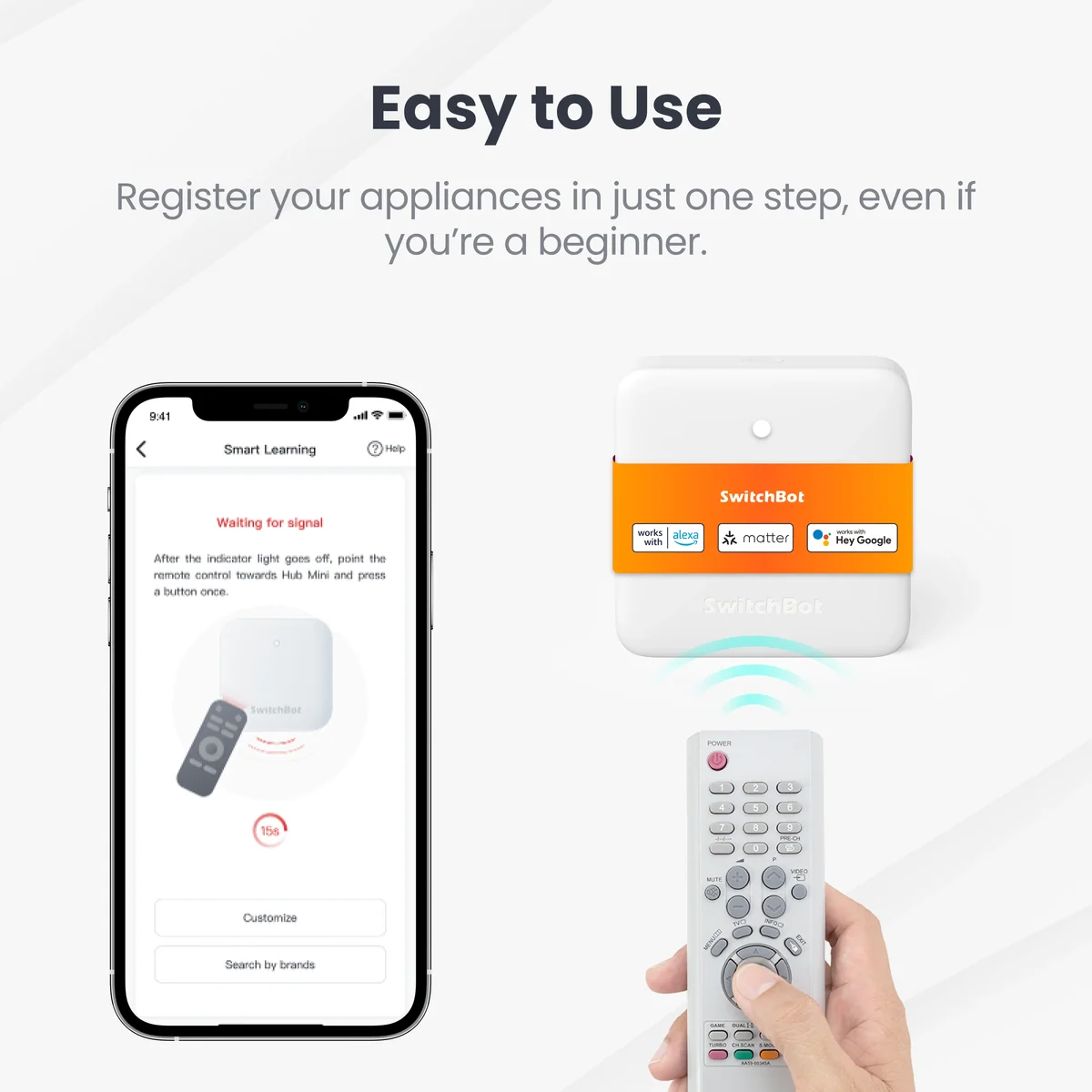 香港行貨 SwitchBot - Hub Mini 智能紅外線遙控整合智能管家 (支援Matter版本 直入HomeKit)