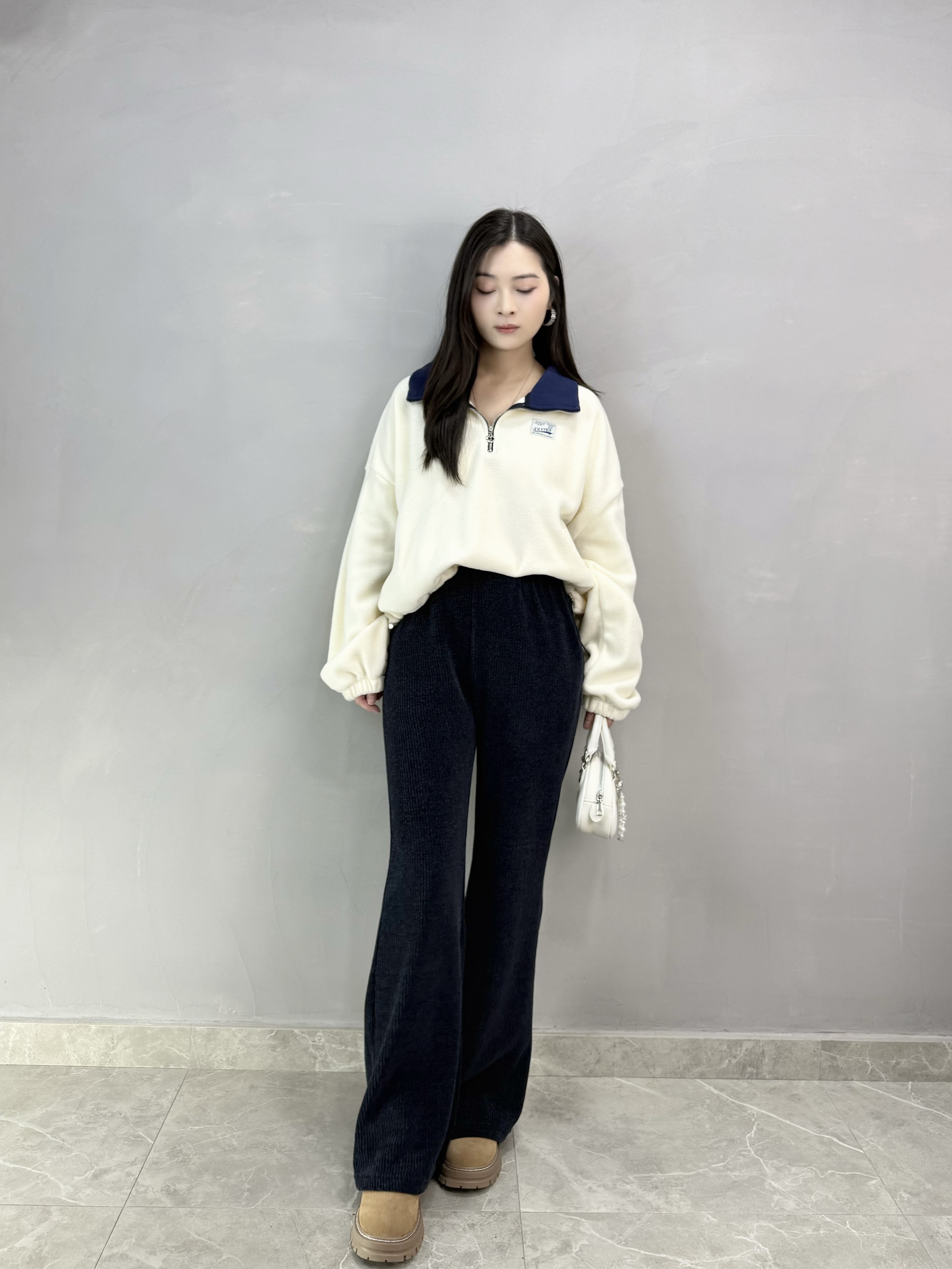 F61 燈芯絨瘦瘦褲