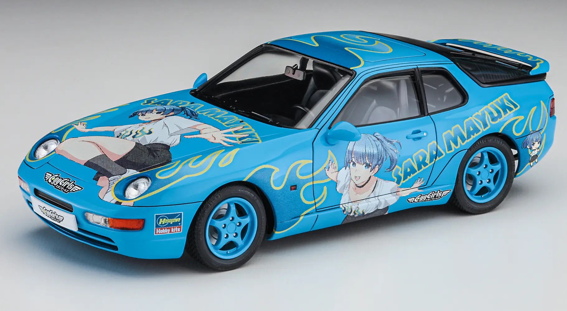 1/24 Porsche 968 Maiyuki Sara w/ Figure