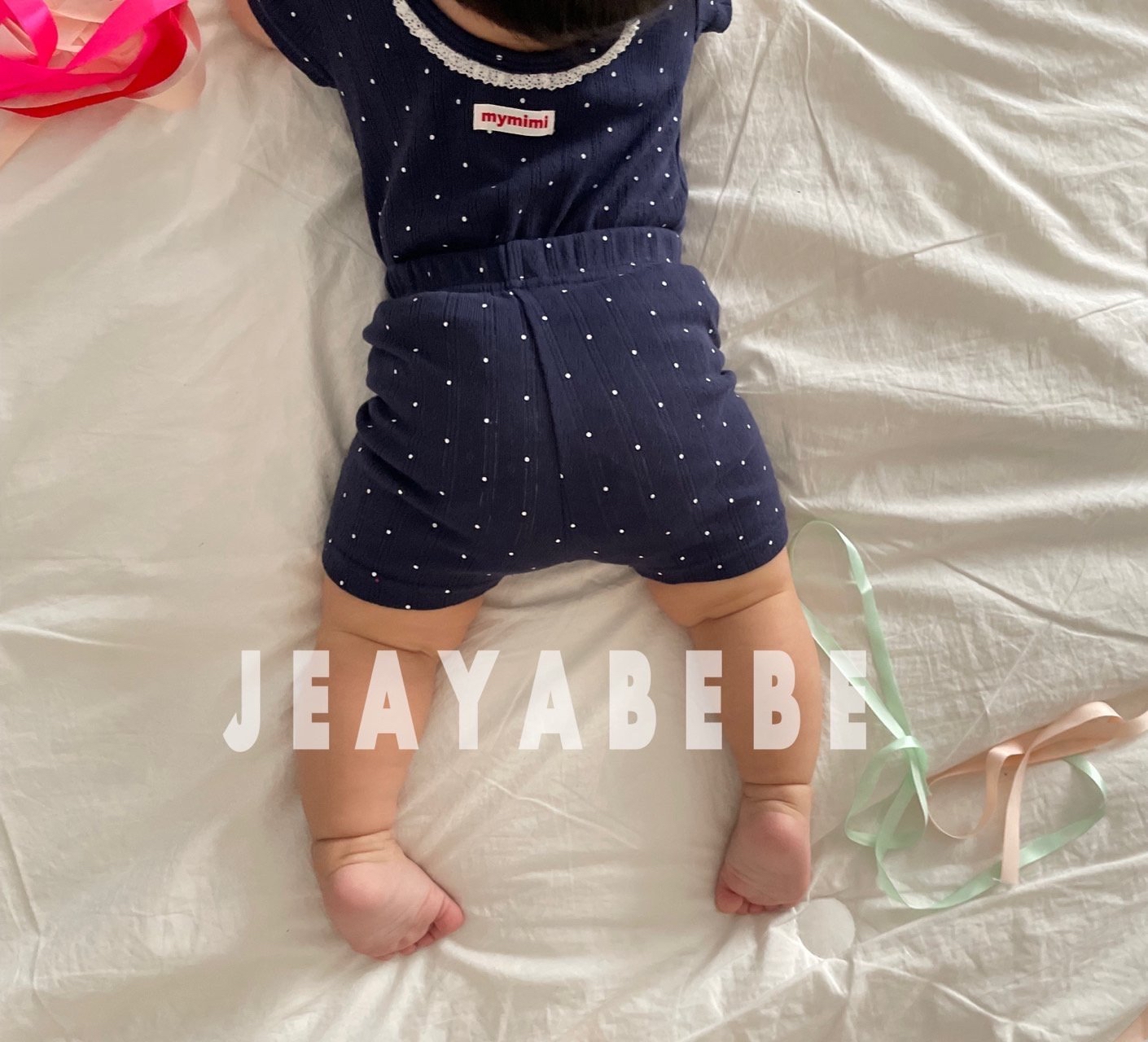 Jeayabebe | Soft cotton set (Navy /Blue XL(100-110)