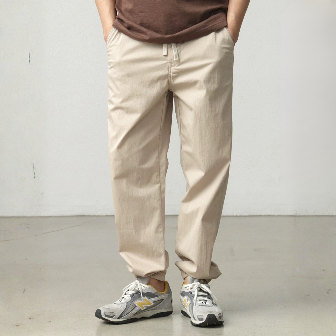 涼感微彈束腳褲