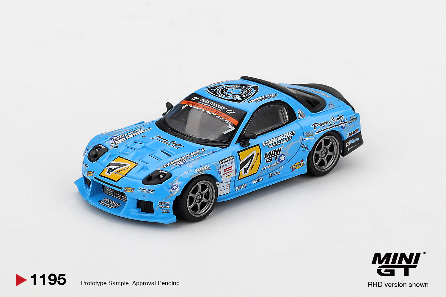Mini GT 1/64 Mazda RX-7 RE-Amemiya 2025 D1GP - MGT01195-R
