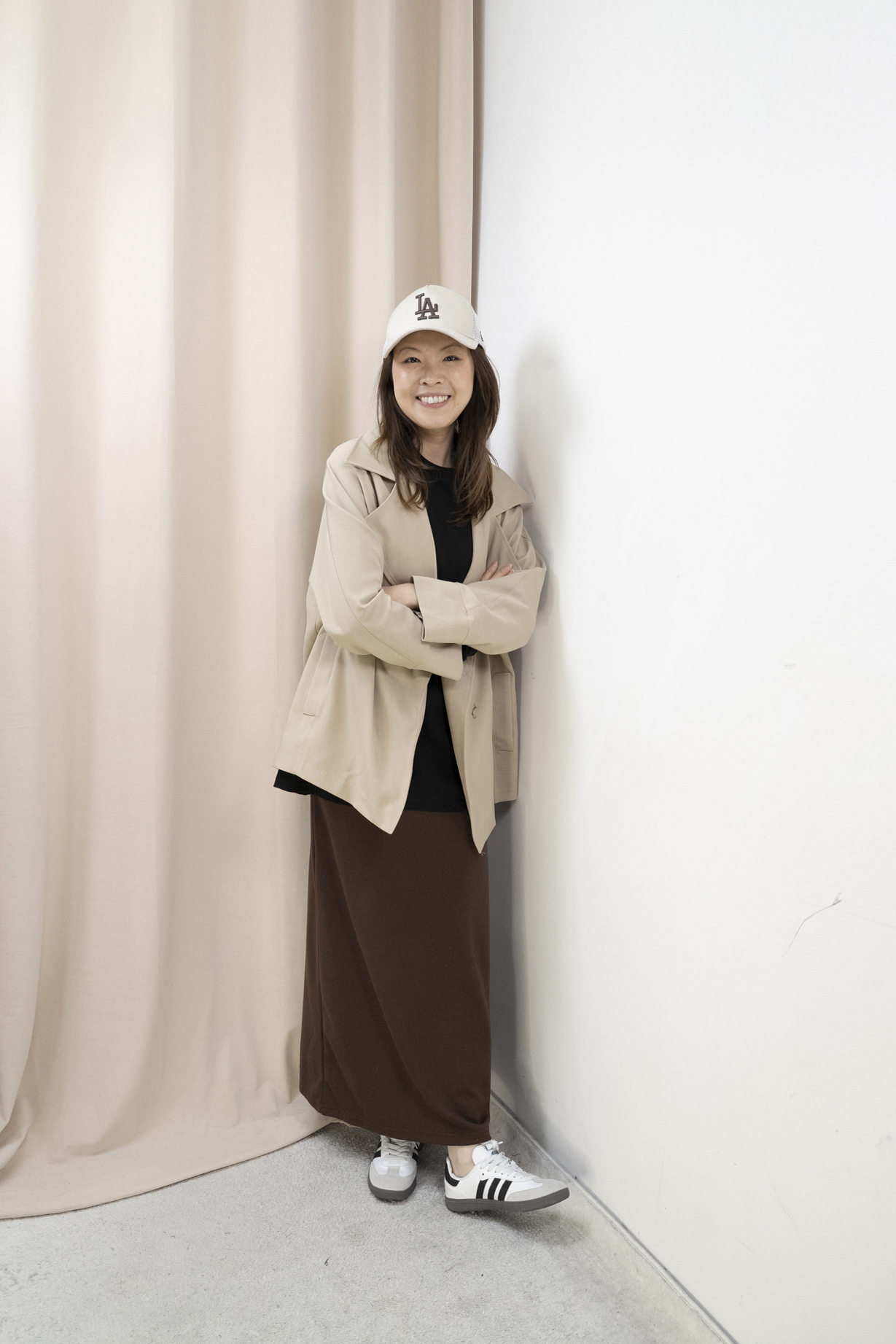 推薦！Smart Causal 必備大翻領西外（卡其啡色）