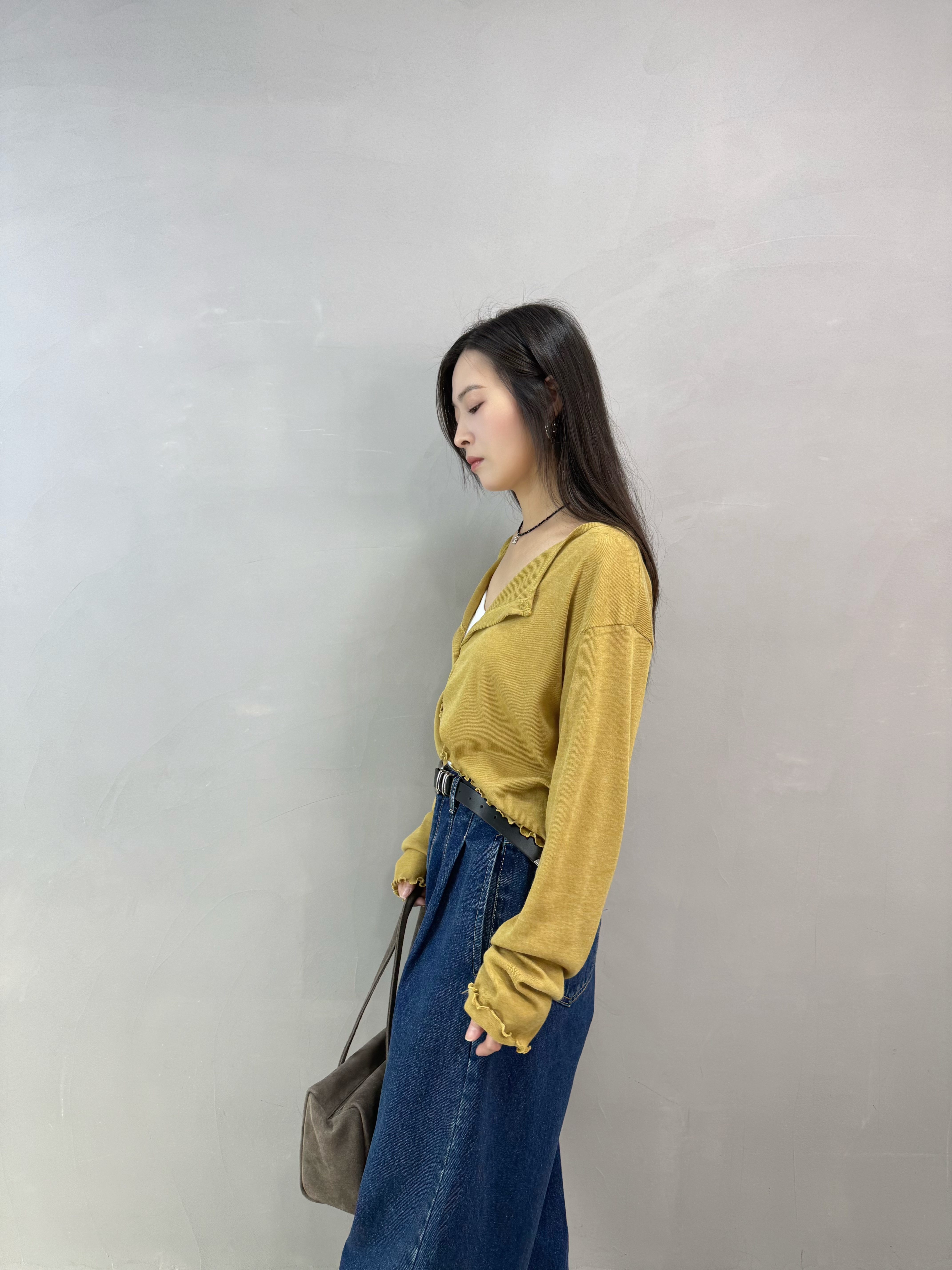 F06 兩著木耳邊外套仔