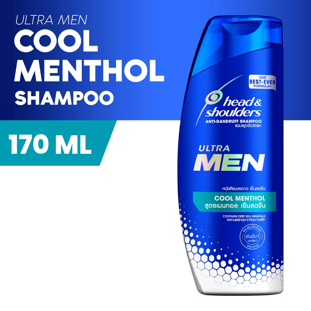 Head & Shoulders Ultramen Shampoo 170ml / Cool Menthol