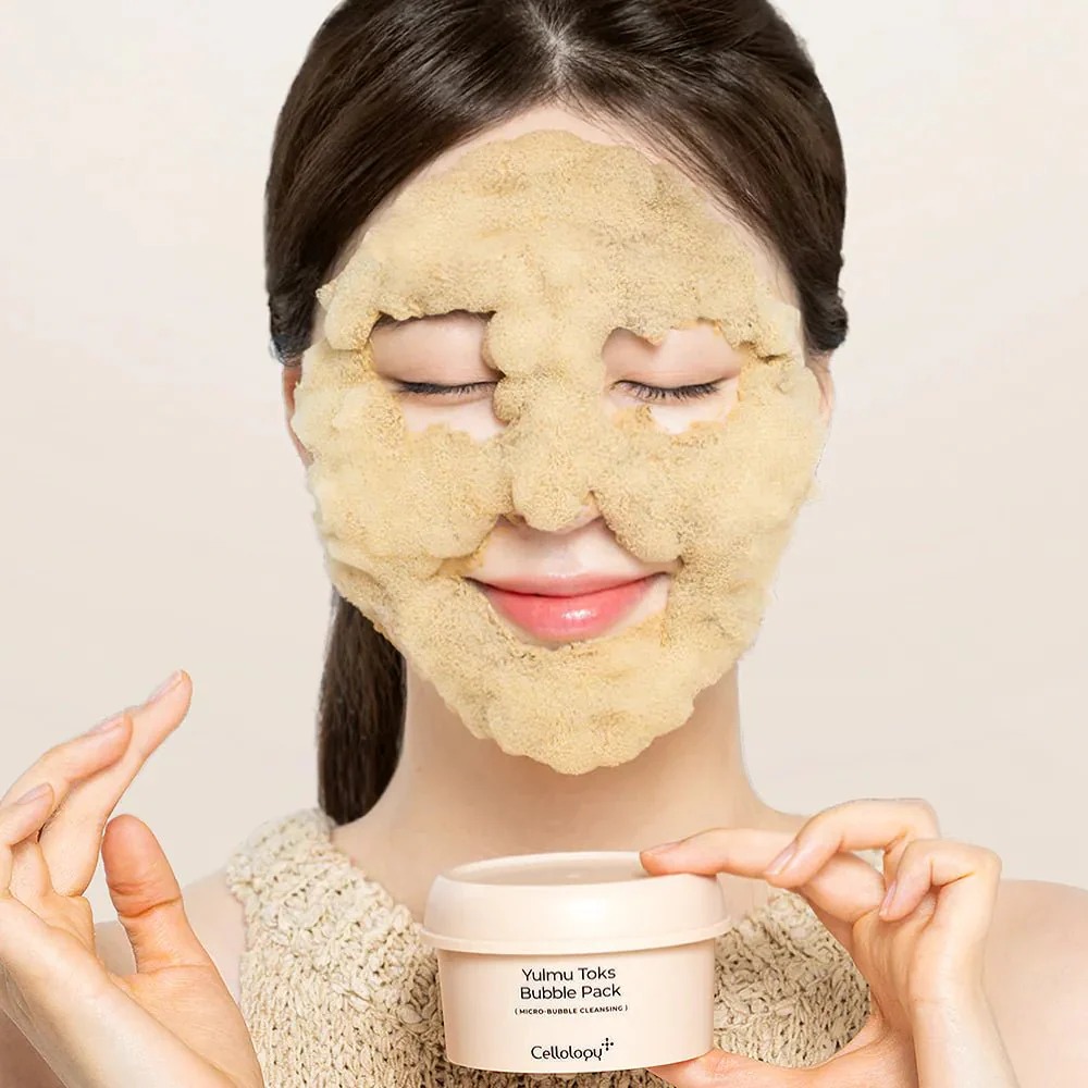 Cellology YULMU薏仁泡泡淨化潔面膜 100g (訂貨4-7天)