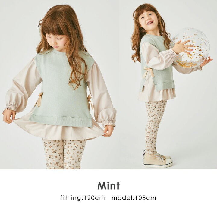 <🌟訂購🌟>ever closet假兩件蝴蝶裝飾圈地料長袖衫(223235009)