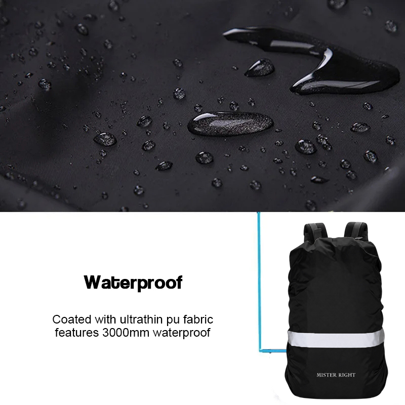 MR 10-90L Backpack Rain Cover Waterproof Bag Cover Stretchable Travel Hiking Climbing Bag Cover Kalis Air 背包雨罩