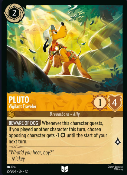 25/204 Pluto – Vigilant Traveler UC