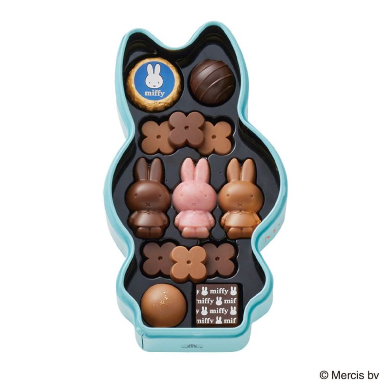 送禮自用 新貨到店 [日本直送] 日本製 Morozoff x Miffy米菲立體罐巧克力 現貨 last 3盒