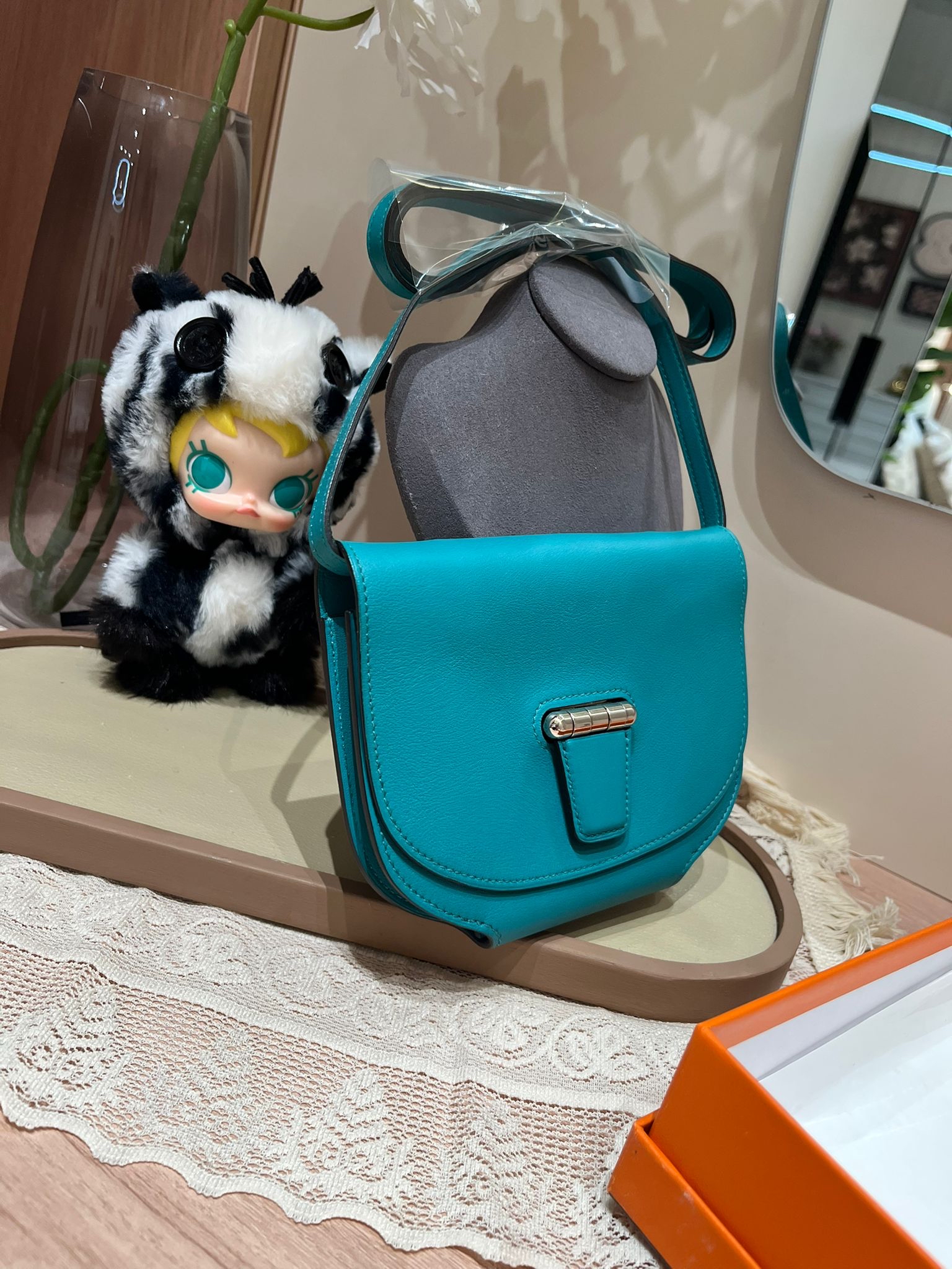 HERMES CONVOYEUR MINI STAMP X 100%Authentic ,98%new✅Box