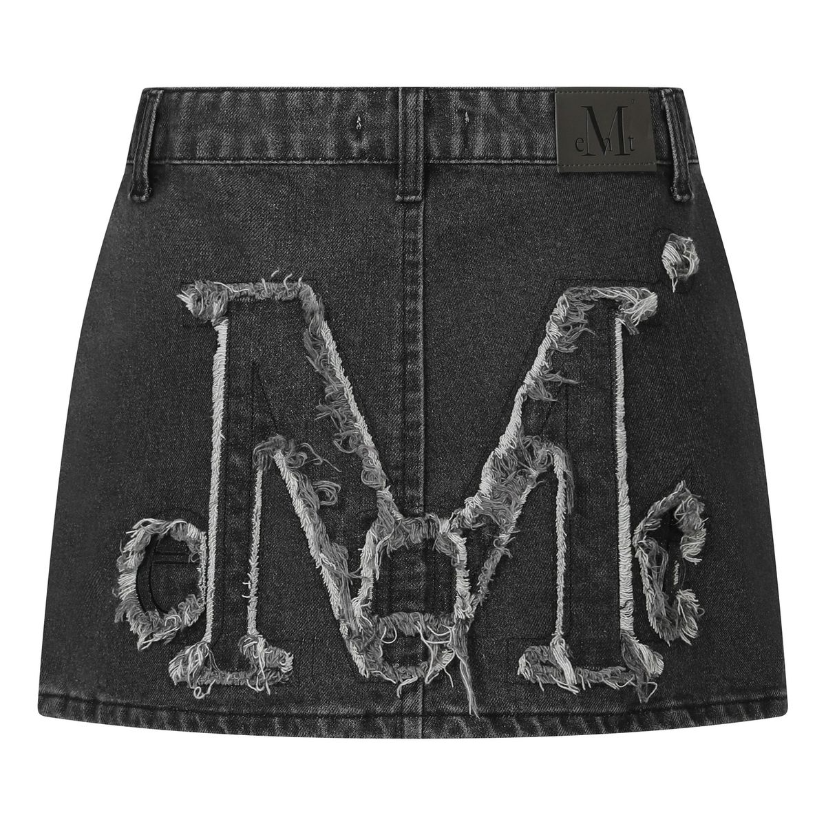 [MUCENT] AVIER SET-UP APPLIQUE DENMI JACKET + SKIRT SET