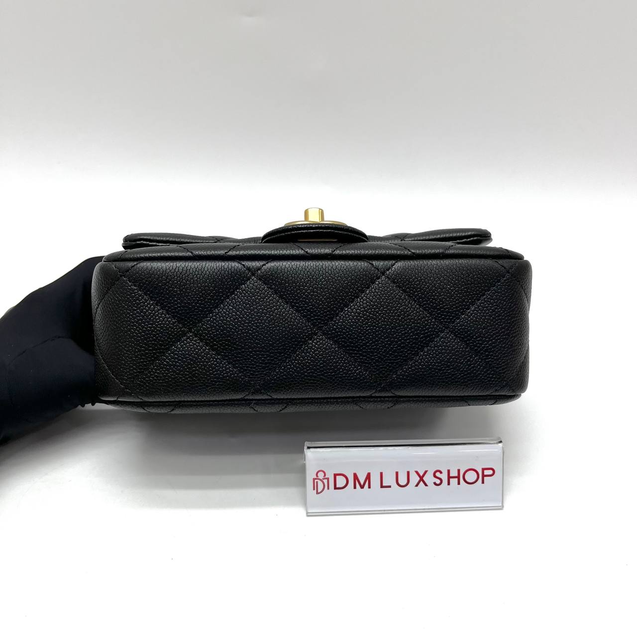 Chanel 24P Black Caviar Sweetheart Flap Bag GHW (Microchip)
