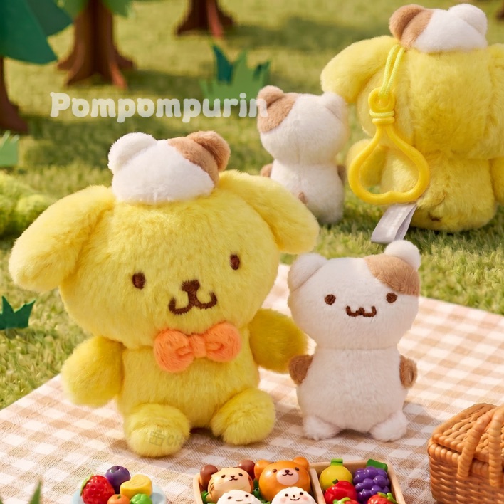 預訂 | 韓國版 SANRIO 好朋友野餐系列公仔掛件
