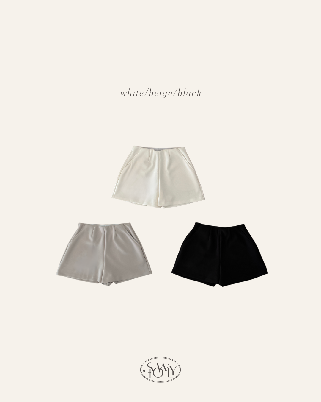 [大碼女生ok!]大彈性傘型短褲(三色入)