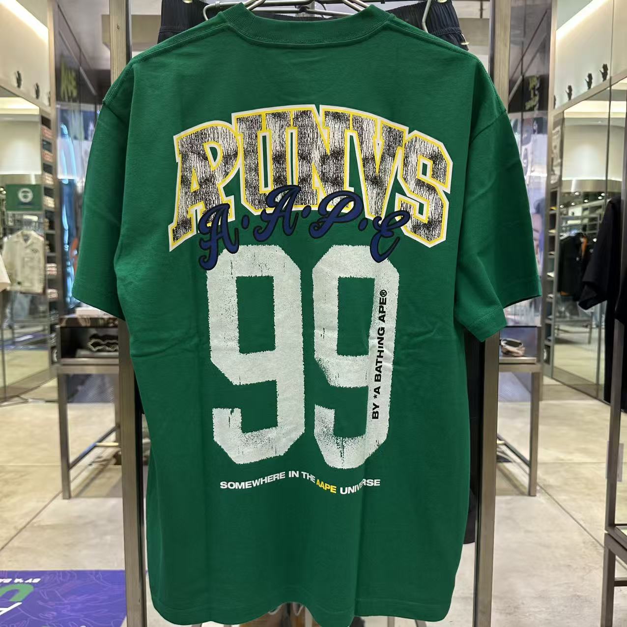 AAPE Relaxed fit AAPEUNVS graphic tee (1859) 寬鬆版