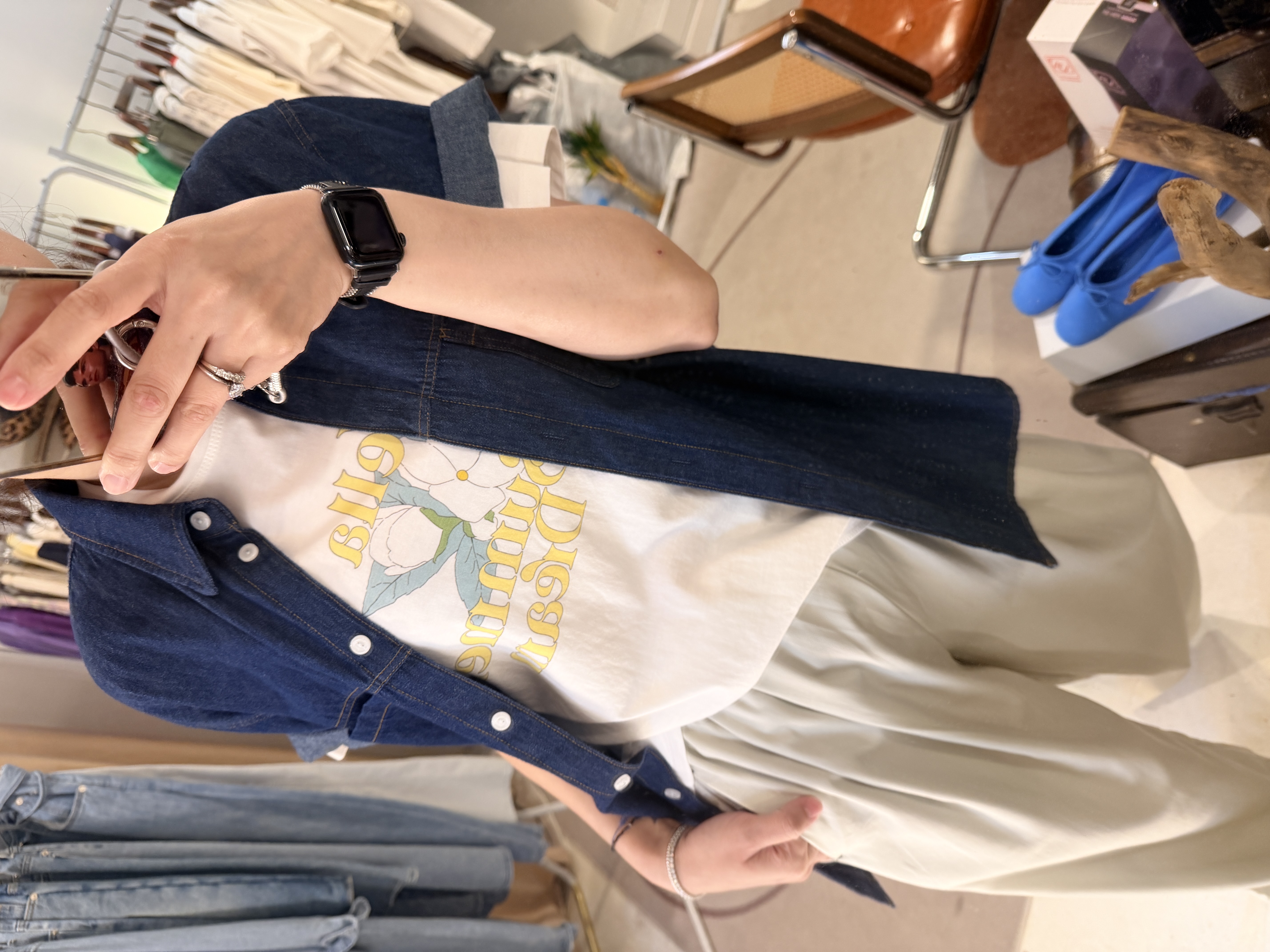 Light denim shirt