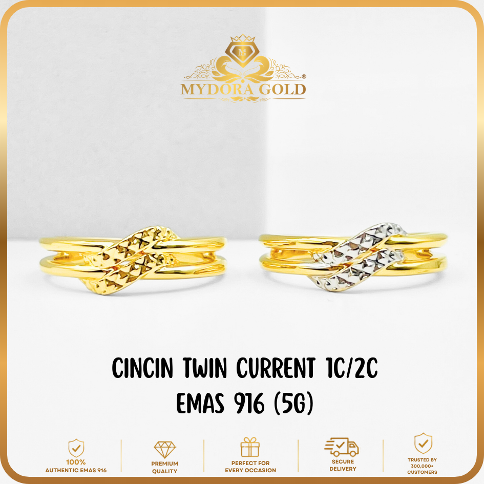 MYDORA Cincin Twin Current 1C/2C (5G) | 916/22K
