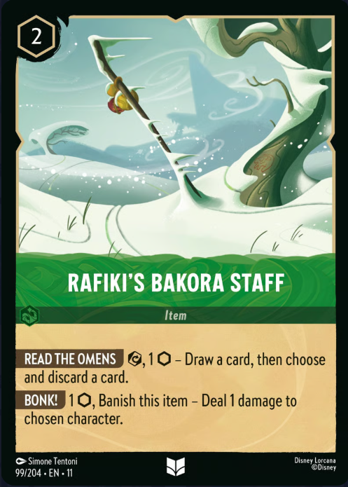 99/204 Rafiki's Bakora Staff UC