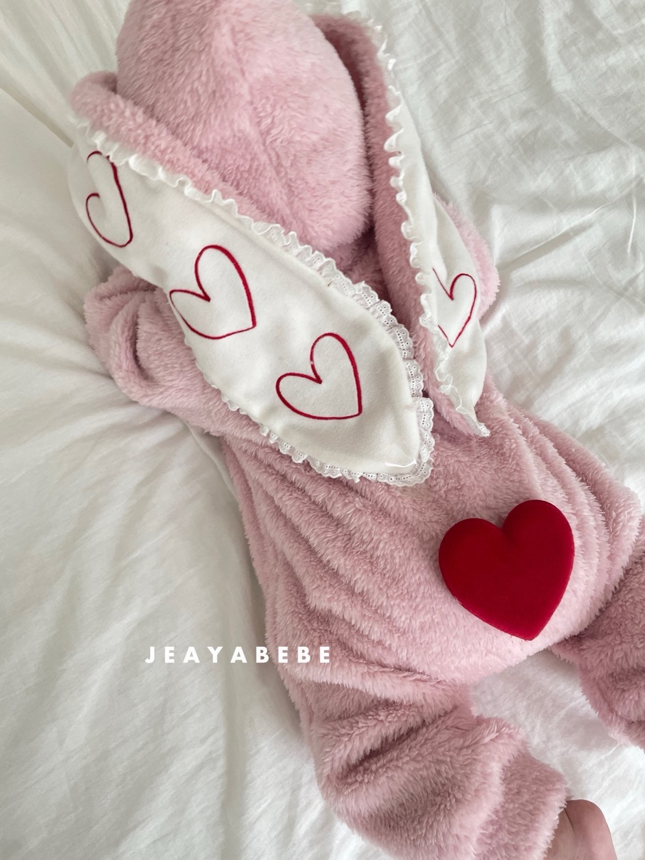 Jeayabebe | Rabbit suit Pink