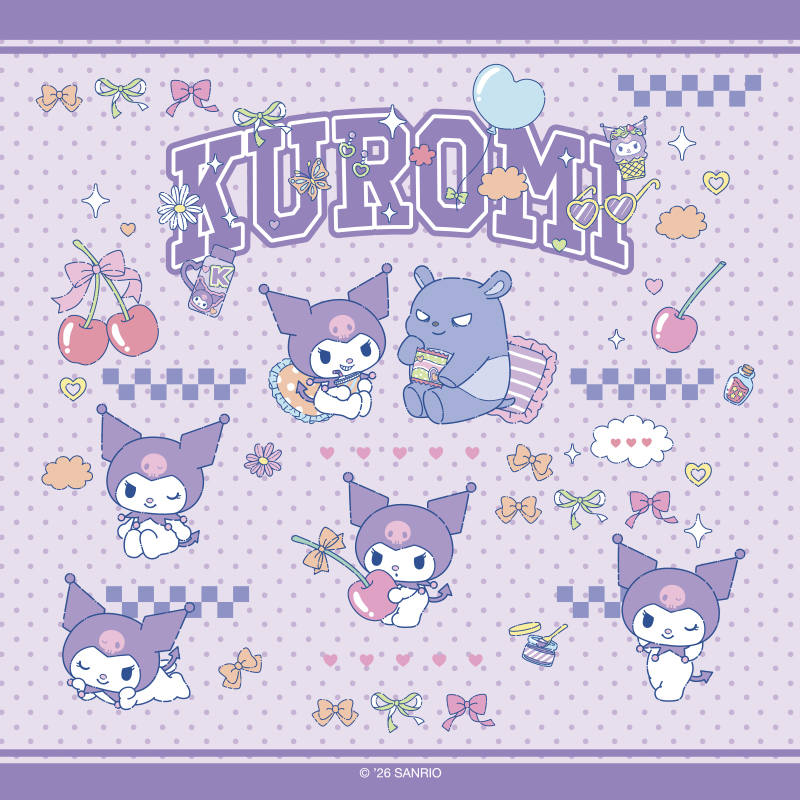 Kuromi Origami Paper 手工紙 (4 Designs x 10pcs)