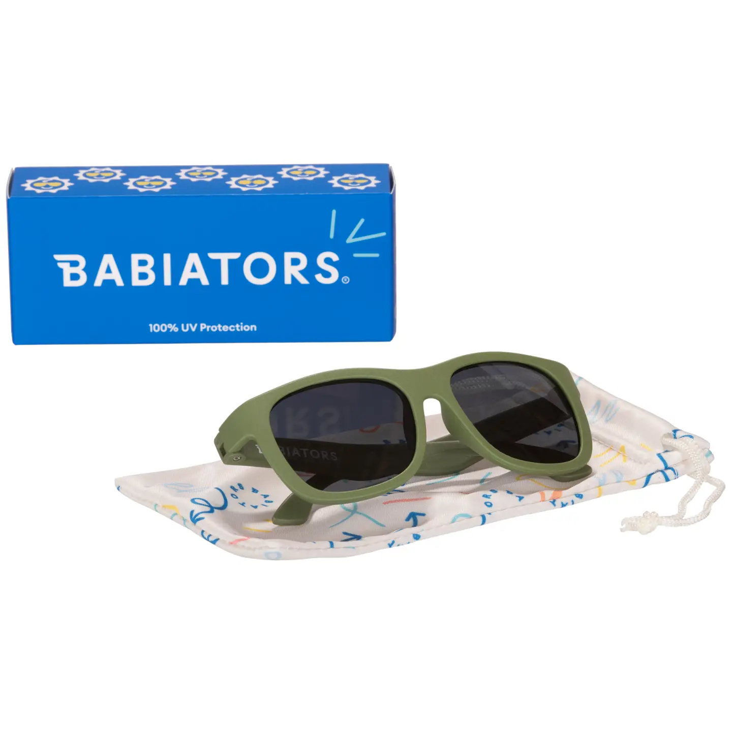 Wild Moss Navigator Sunglasses with Amber Lenses