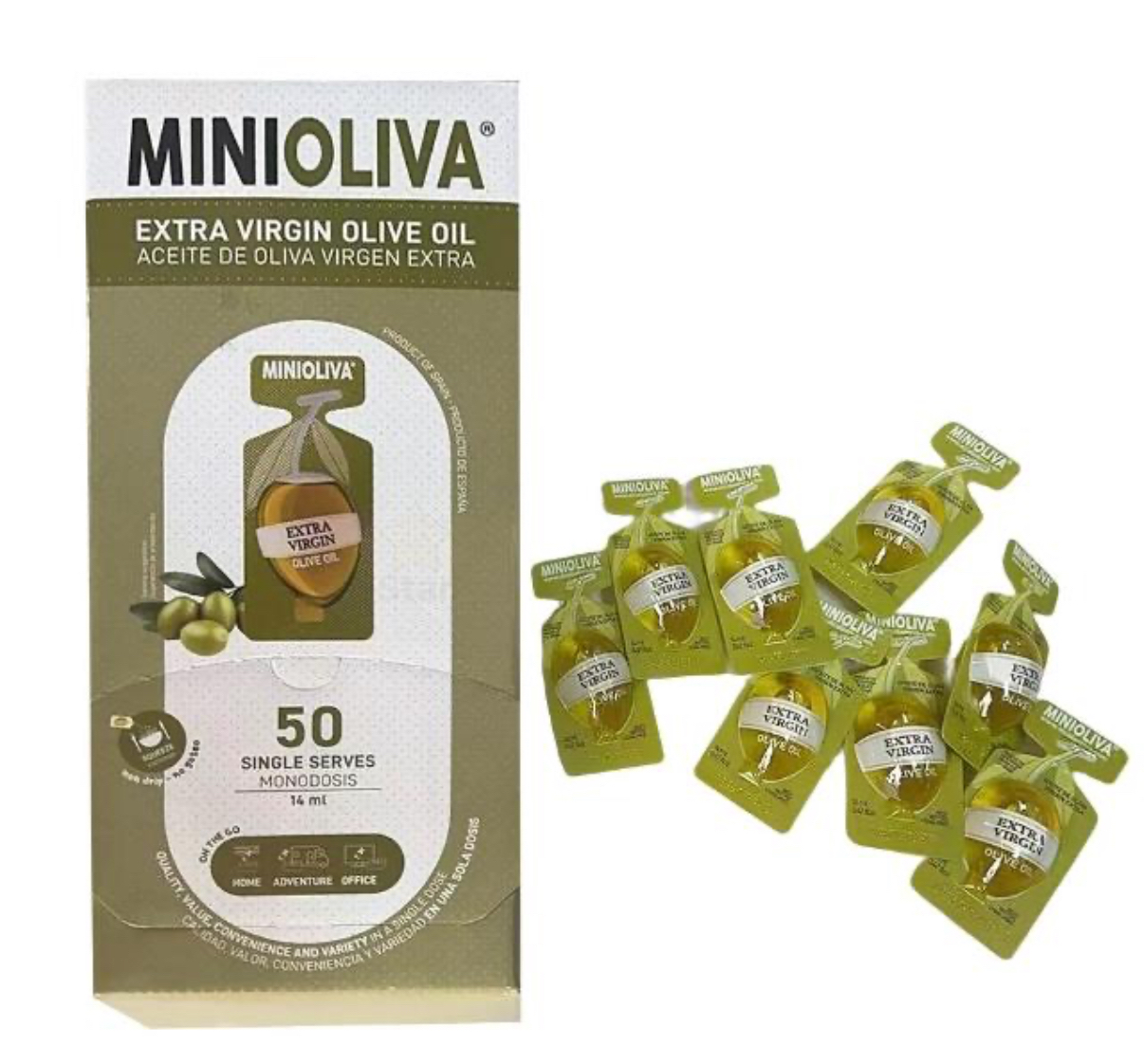 快閃日本Costco限期特價優惠中  Alcala Minioliva 特級初榨橄欖油隨行包 14毫升 X 50入