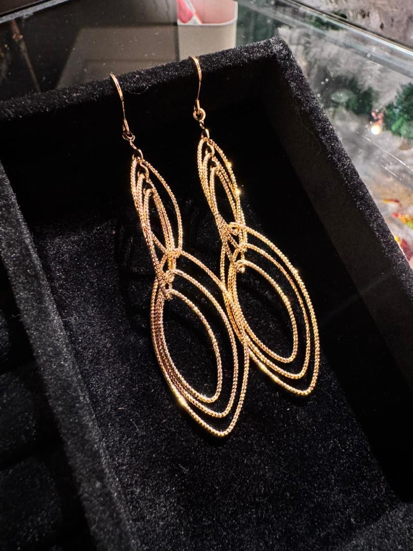 Luminé Multi-Layer Drop Stud Earrings