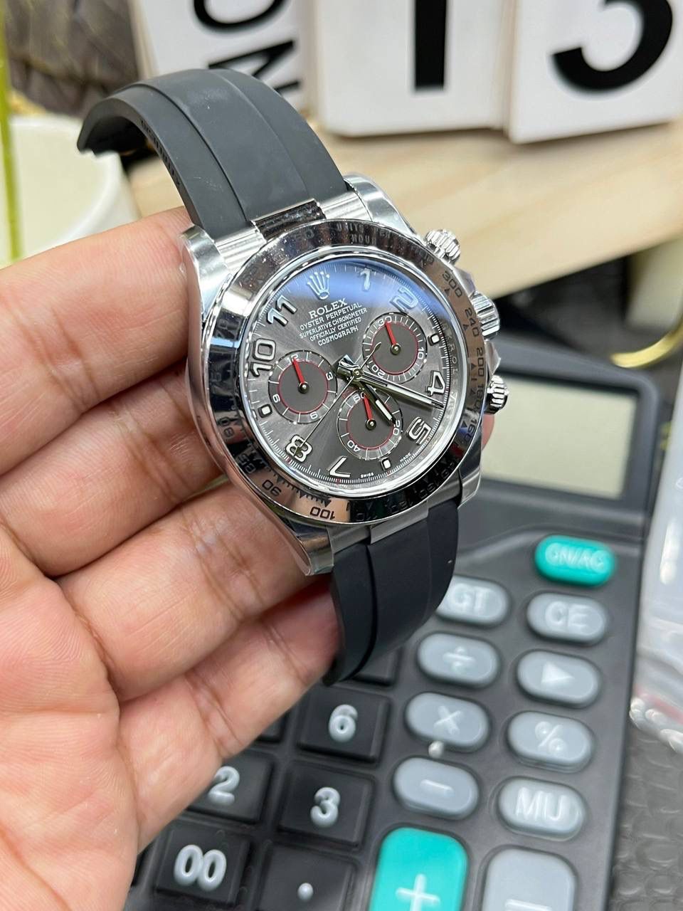 劳力士迪通拿/40mm灰魔迪/丹东全自动机械机芯🌟