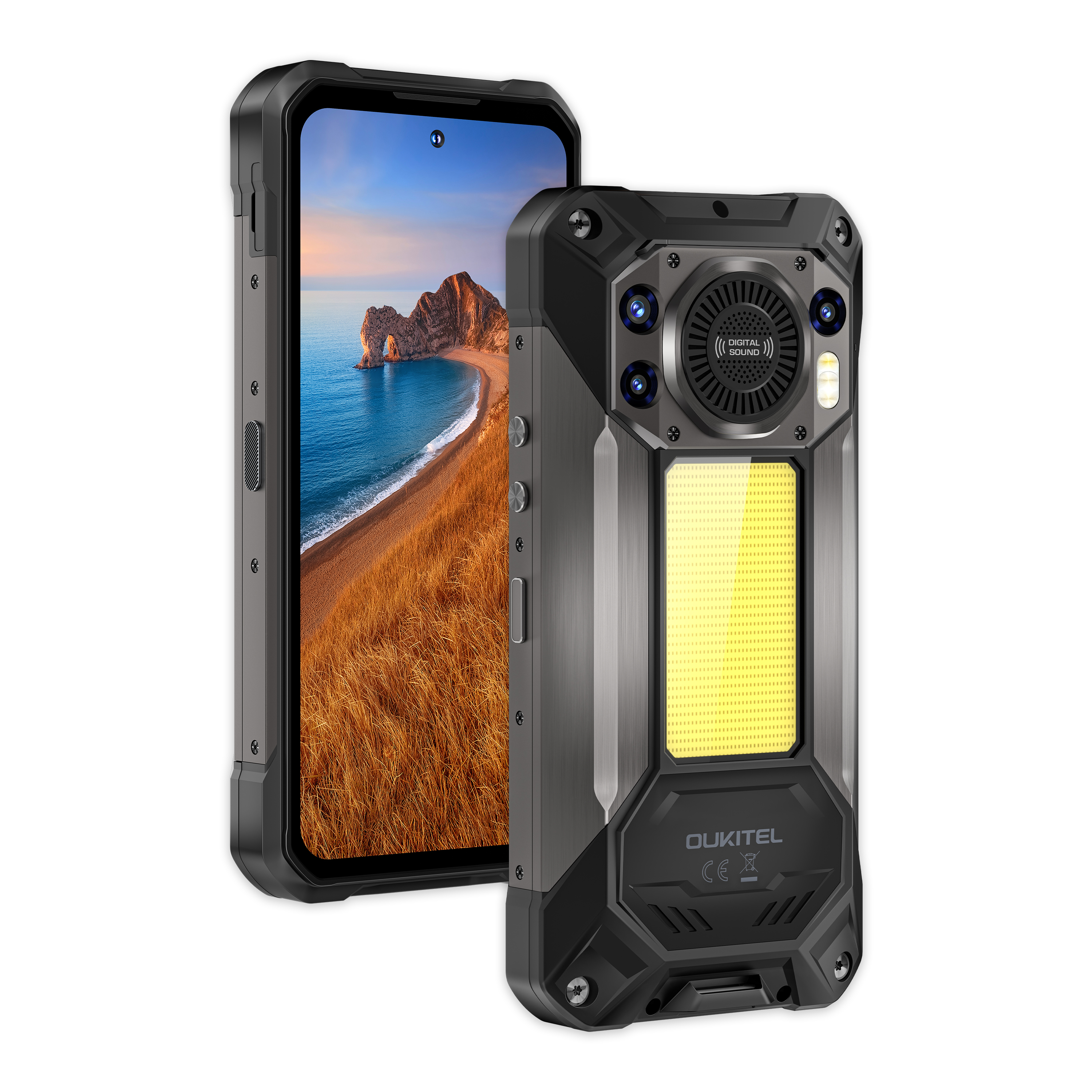 OUKITEL WP61 5G | 12GB/512GB 6.78吋 120Hz 20000mAh 夜視 露營燈 5W 130dB喇叭 AI助手 三防手機 Rugged Phone