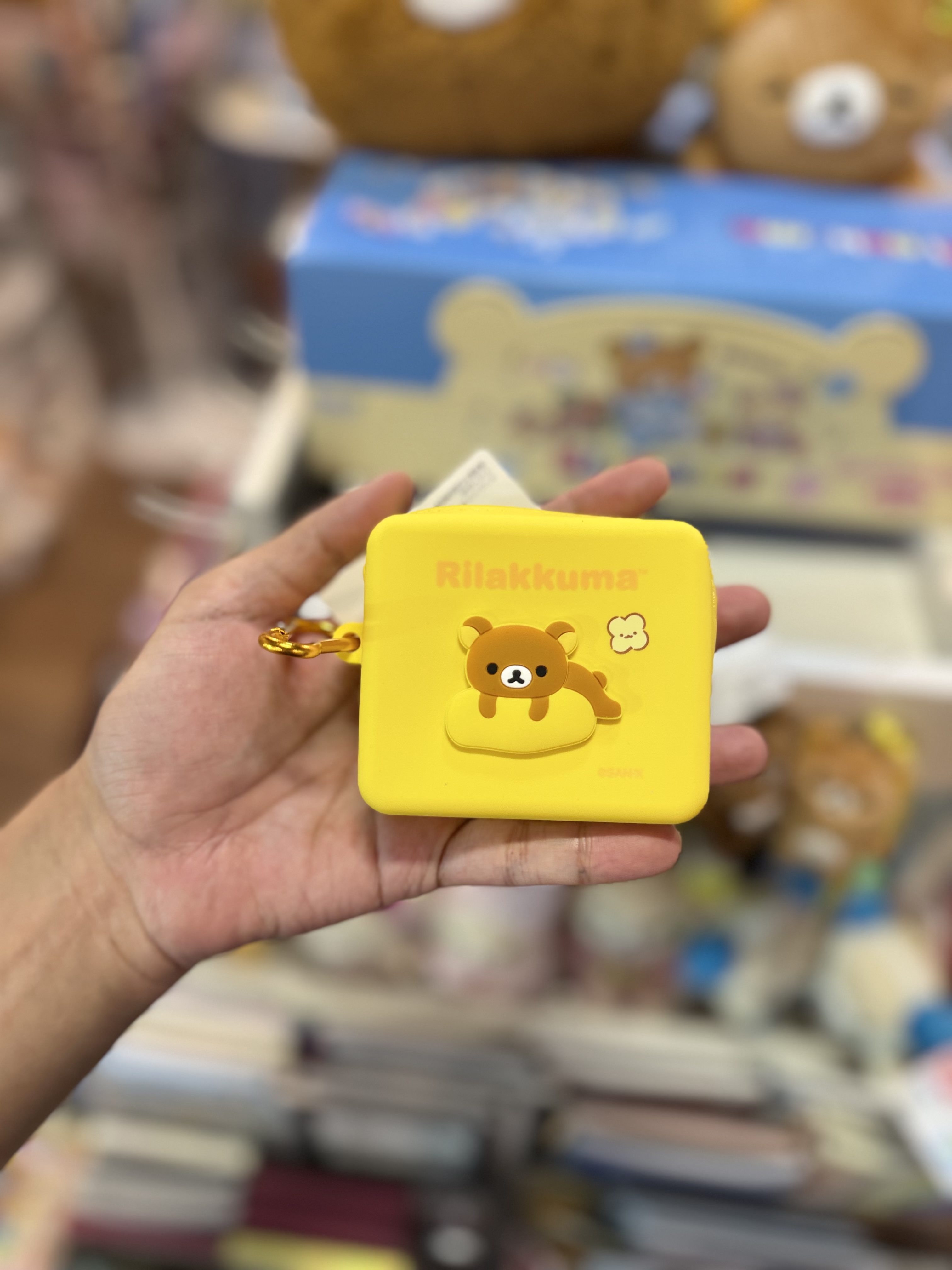 《現貨》全新rilakkuma 矽膠制小物袋