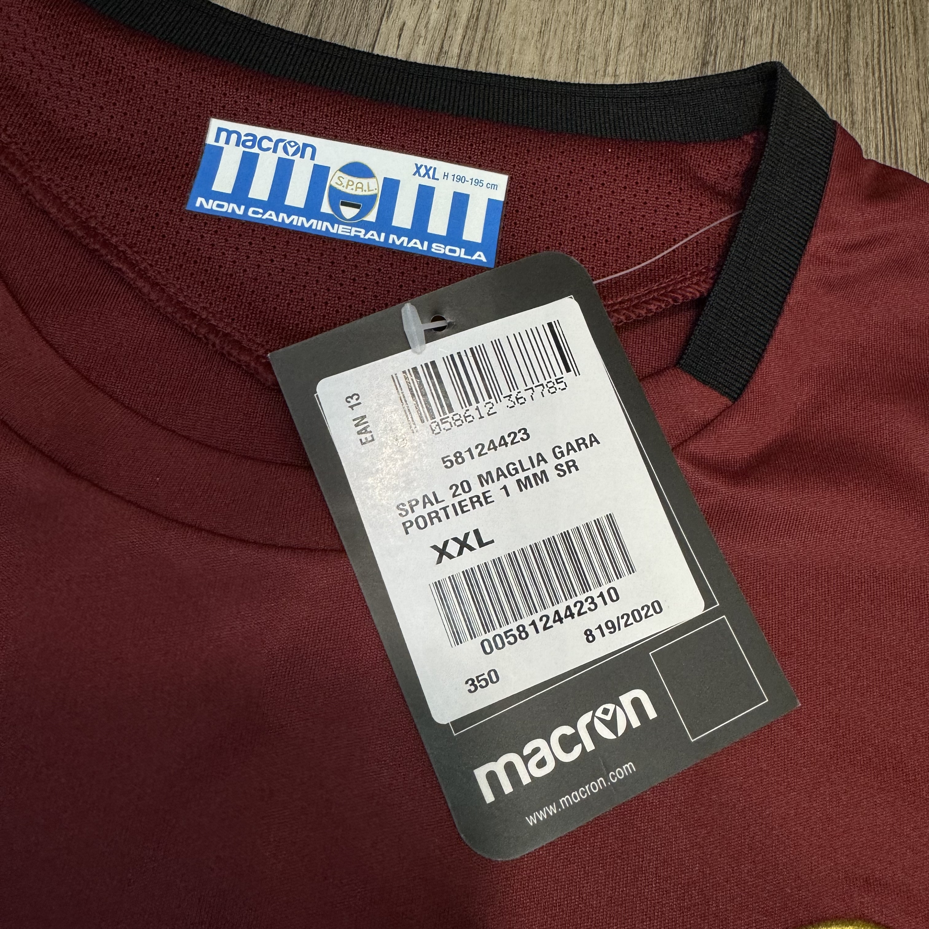 SPAL 20/21 goalkeeper gk shirt (Bnwt)