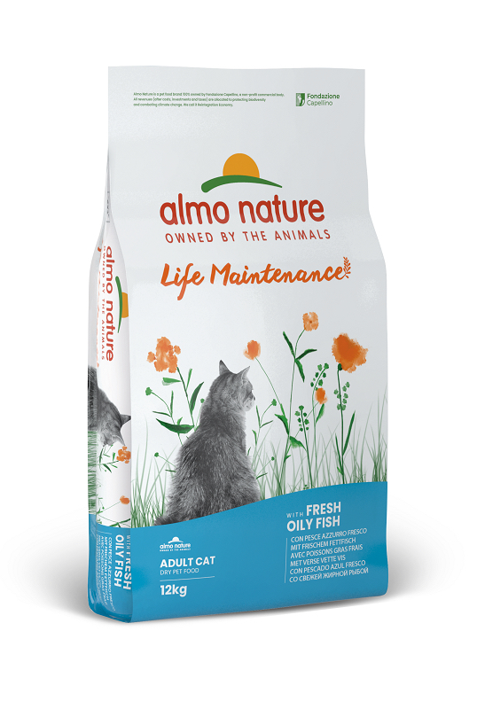 Almo Nature – Life Maintenance系列 新鮮海魚 成貓乾糧 12kg