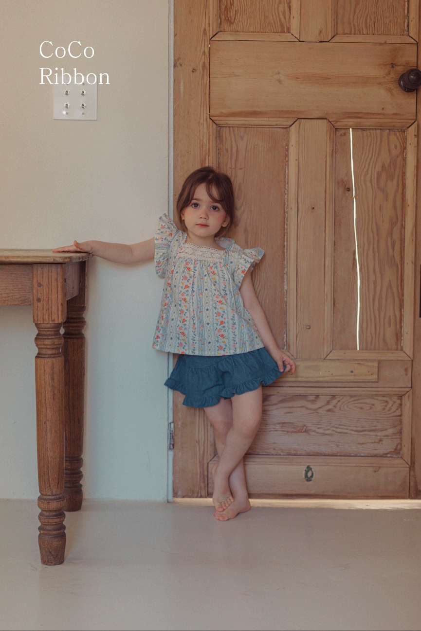  【預訂】 韓國直送 南大門童裝 碎花圖案上衣