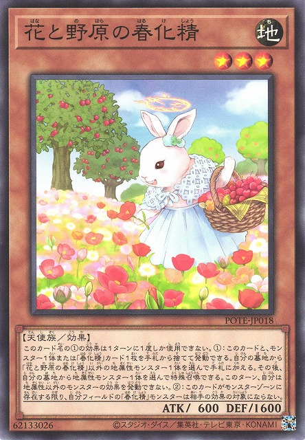 POTE-JP018 花與野原的春化精