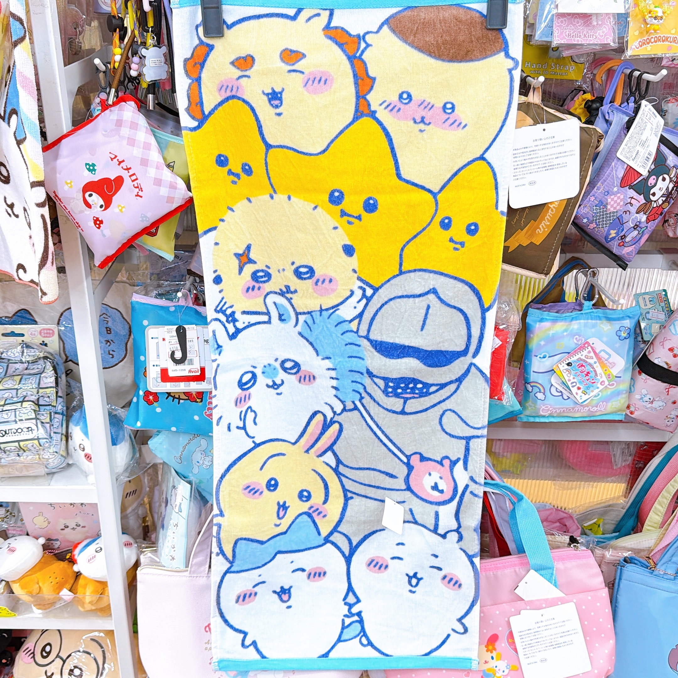 日本直送chiikawa 新款長毛巾螢光筆