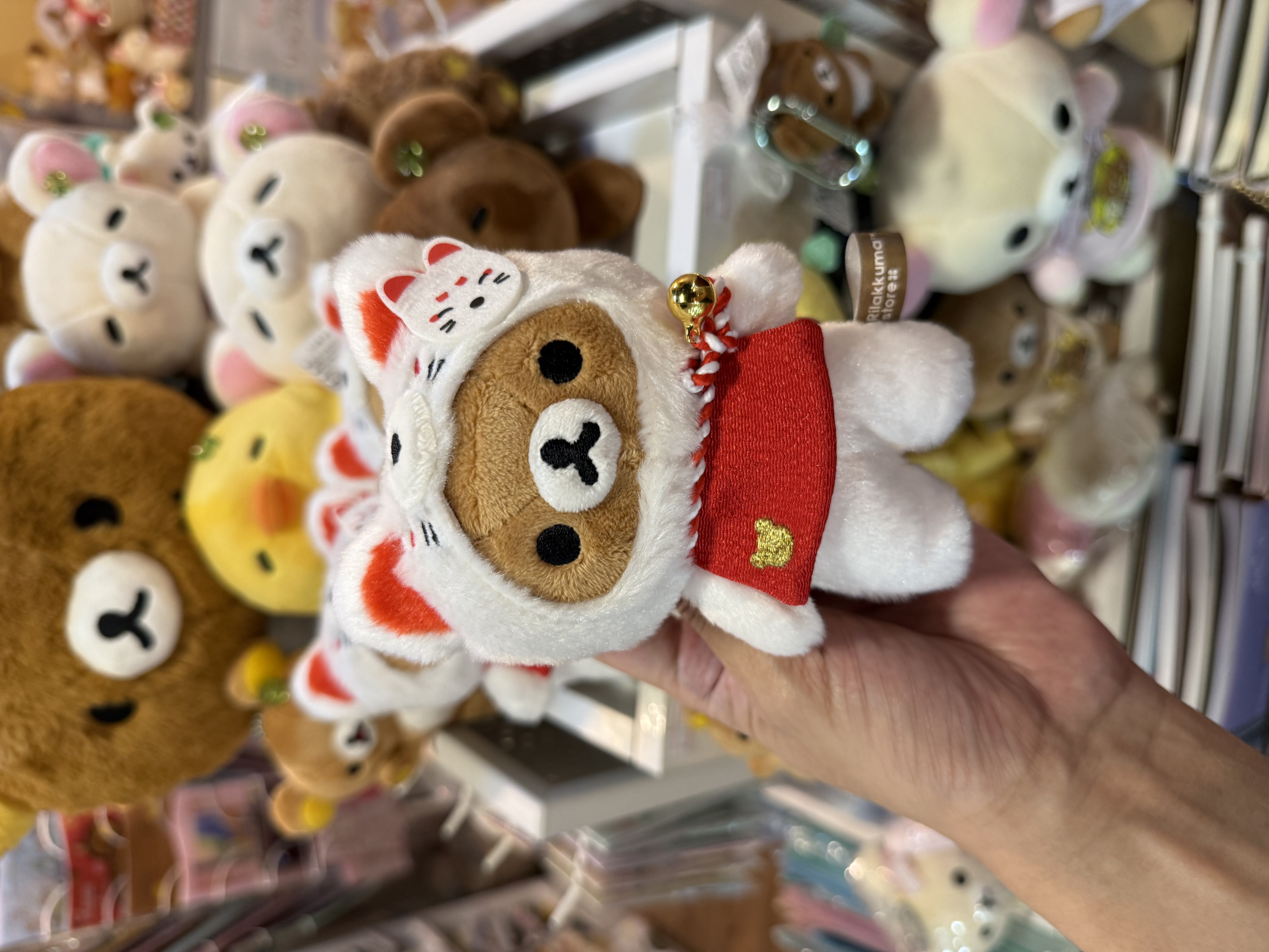 《現貨》日本京都店限定 Rilakkuma 白狐造型掛飾