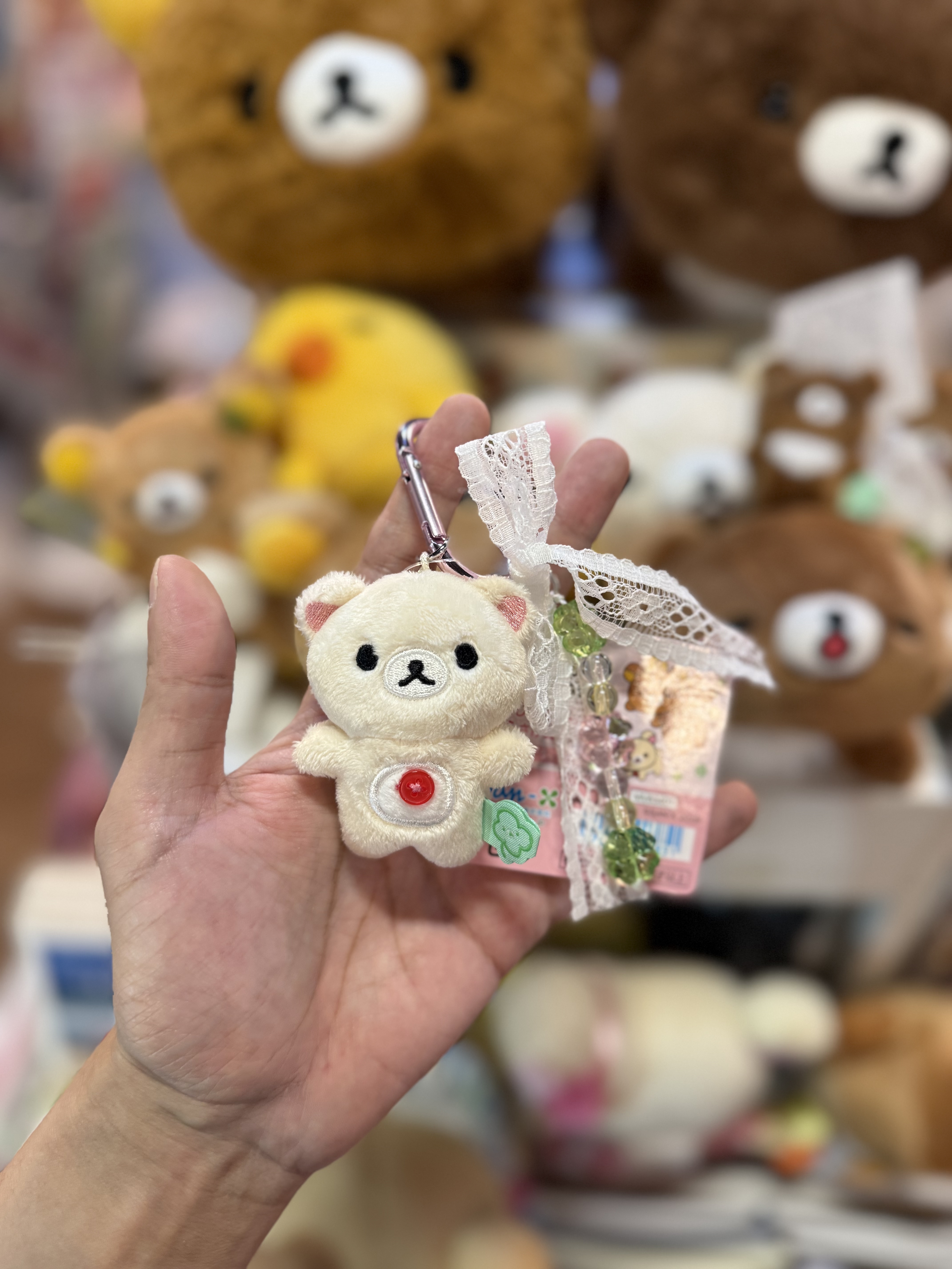 《現貨》全新小熊10週年紀念四葉草系列掛飾匙扣