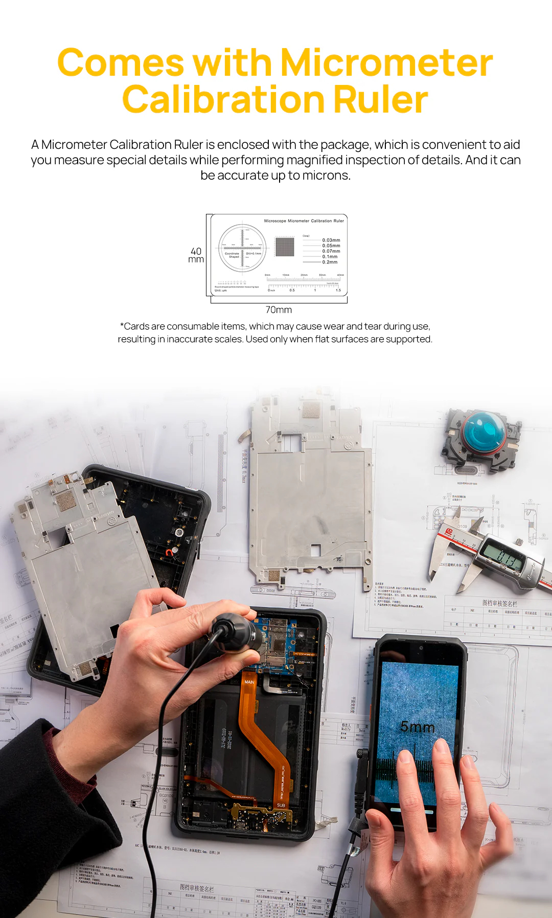 Ulefone uSmart C01 Digital Microscope 顯微鏡