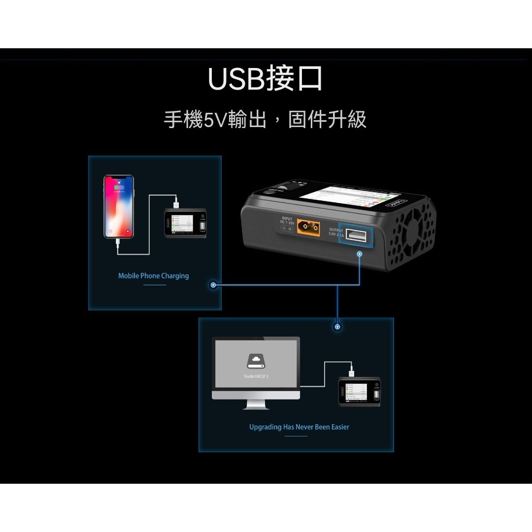 ToolkitRC M6D快速充電器| 飛行俱樂部