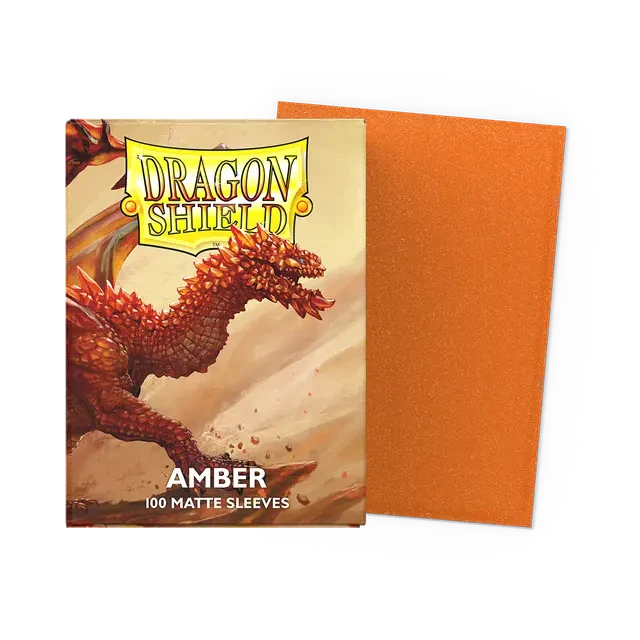 Dragon Shield - Amber Sleeves - Standard Size - Matte 100 - AT-11059