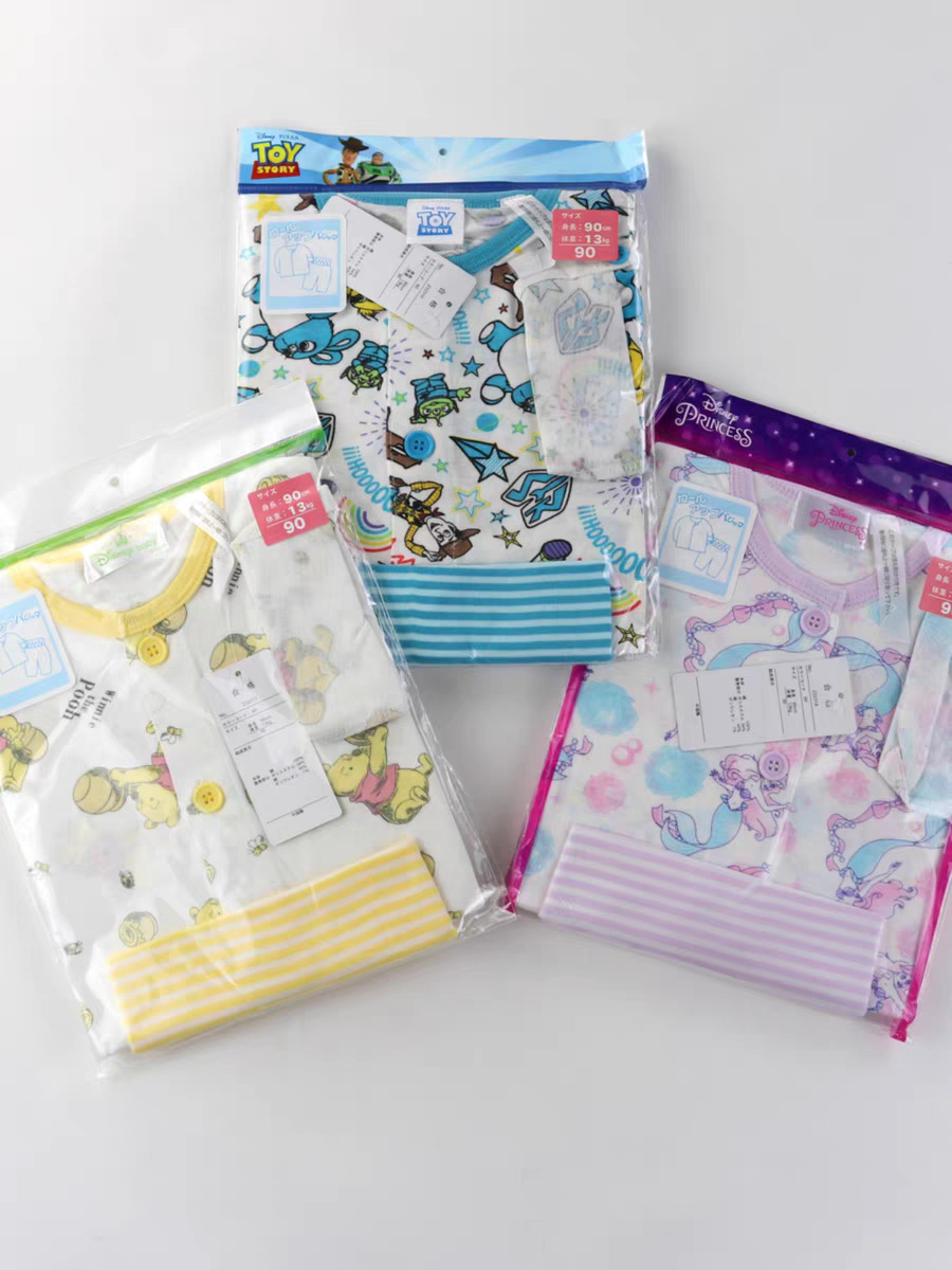 日本 Disney兒童長袖睡衣套裝 - 1套  現貨