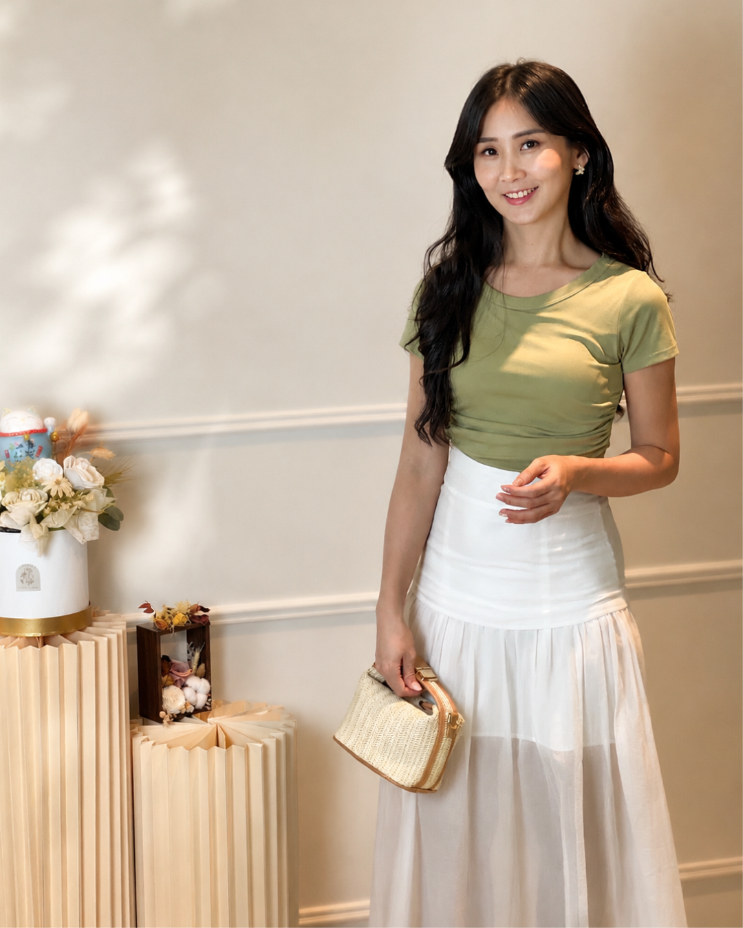 5120 Enid Lunelle A-Line Skirt